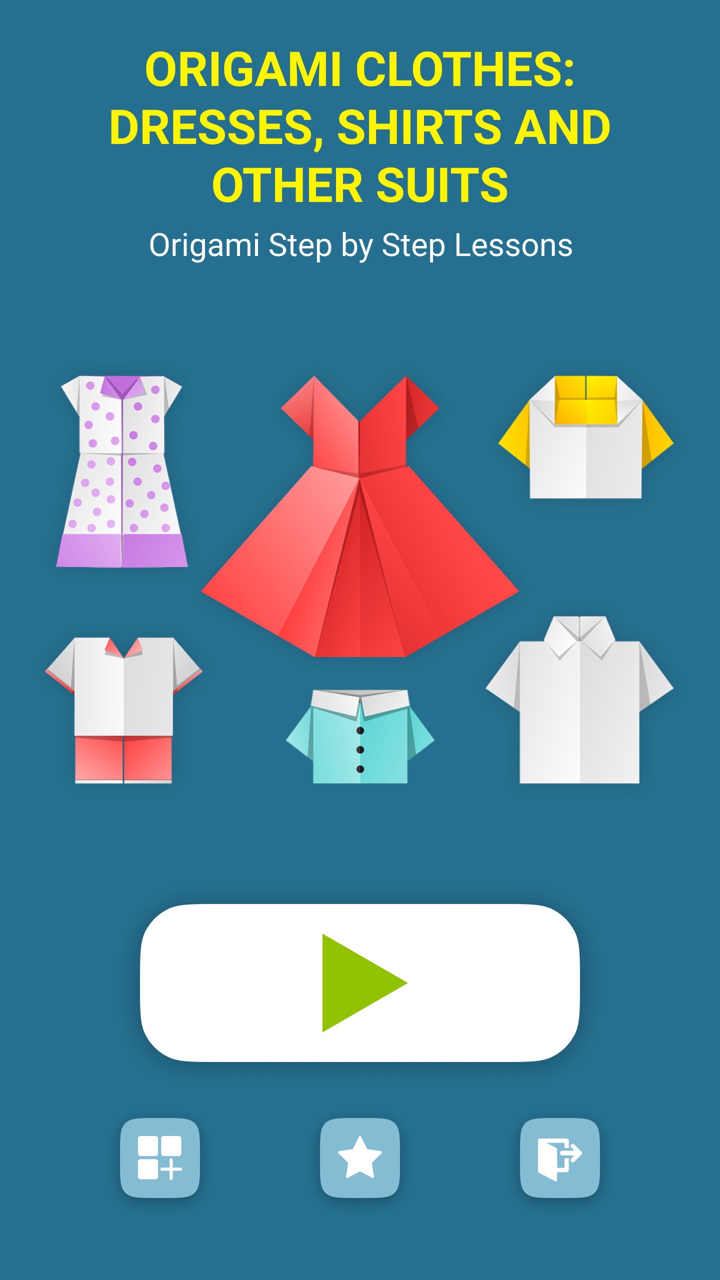 اسکرین شات 2 برنامه Origami Clothes From Paper