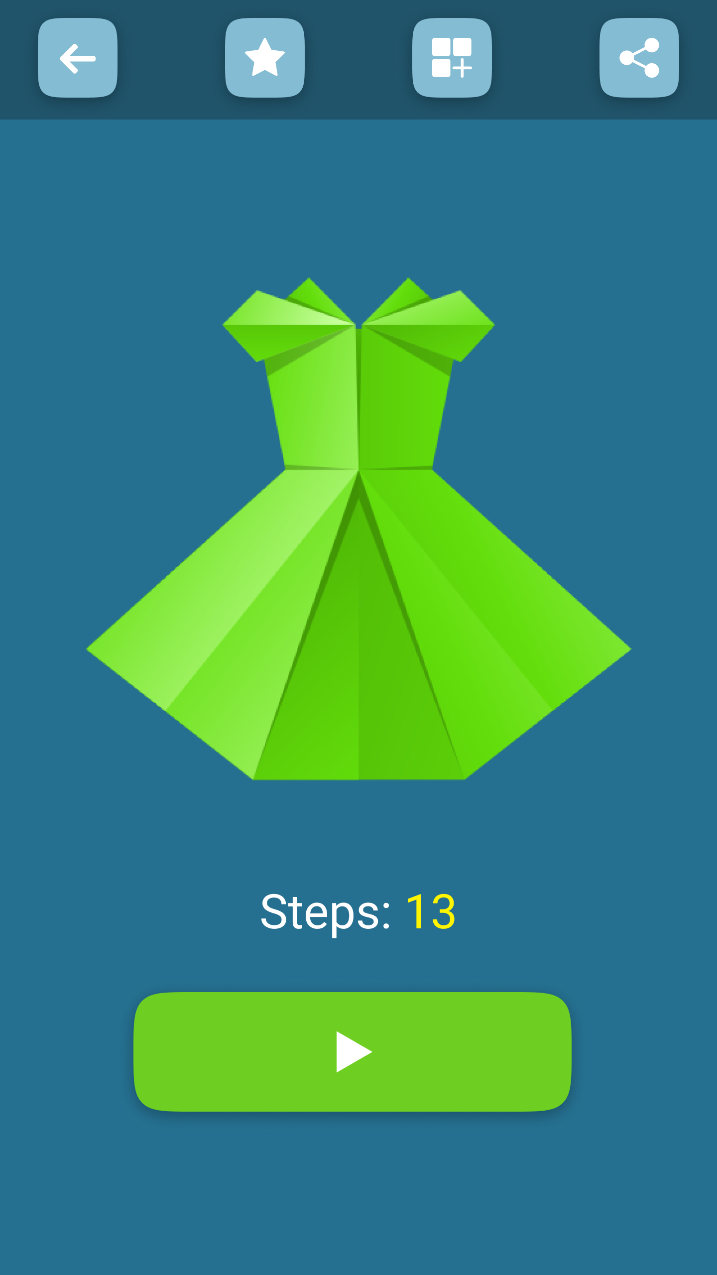 اسکرین شات 5 برنامه Origami Clothes From Paper