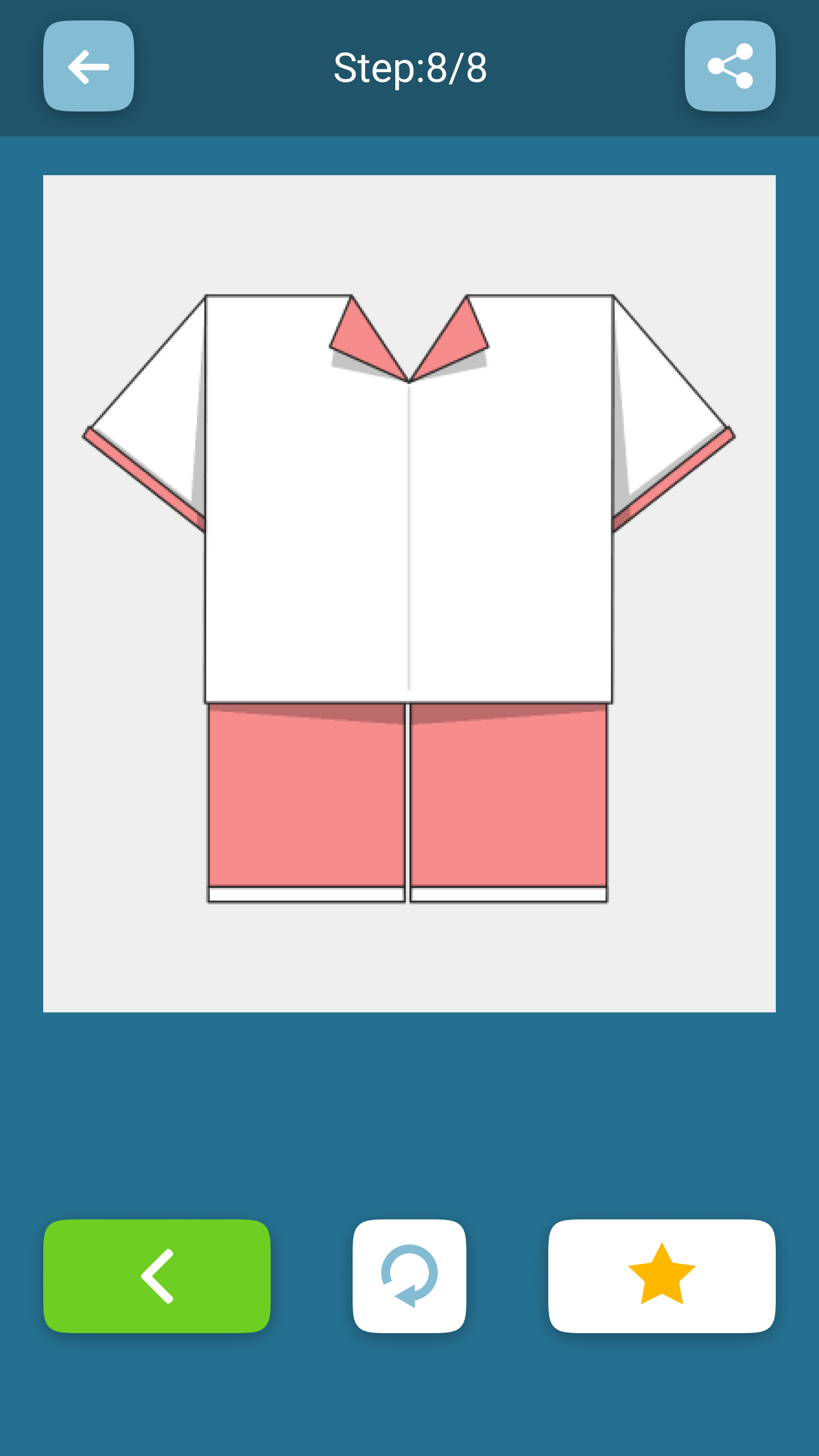 اسکرین شات 8 برنامه Origami Clothes From Paper