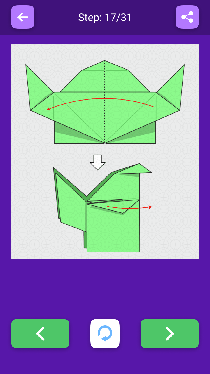 اسکرین شات 7 برنامه Origami Dinosaurs And Dragons