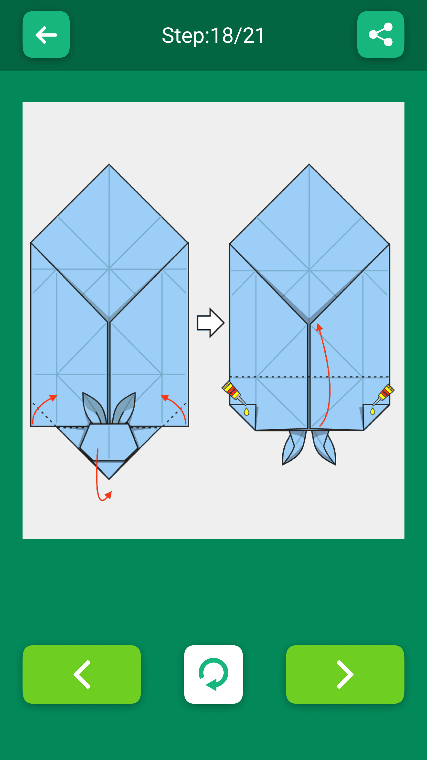 اسکرین شات 7 برنامه Origami Envelopes From Paper