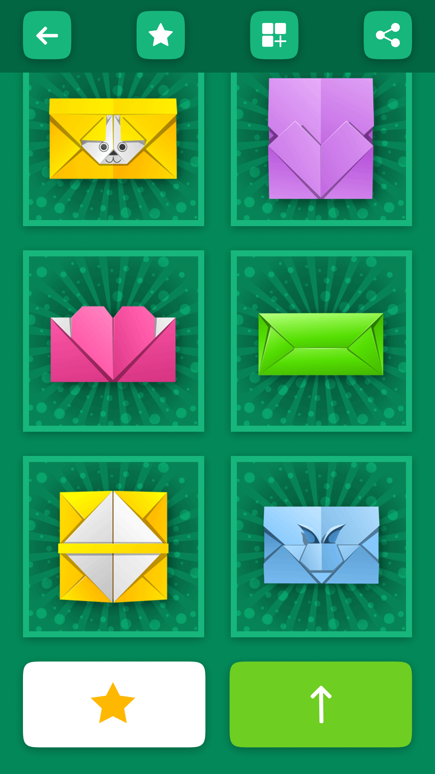 اسکرین شات 4 برنامه Origami Envelopes From Paper