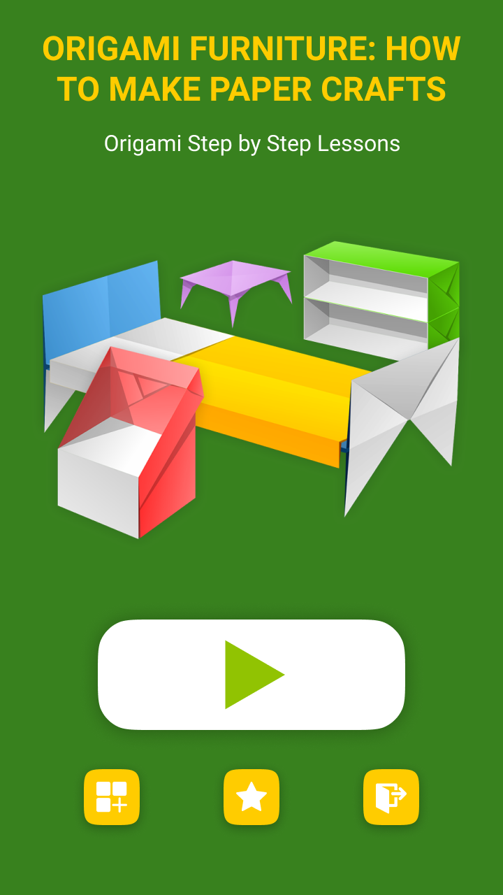 اسکرین شات 2 برنامه Origami Furniture From Paper