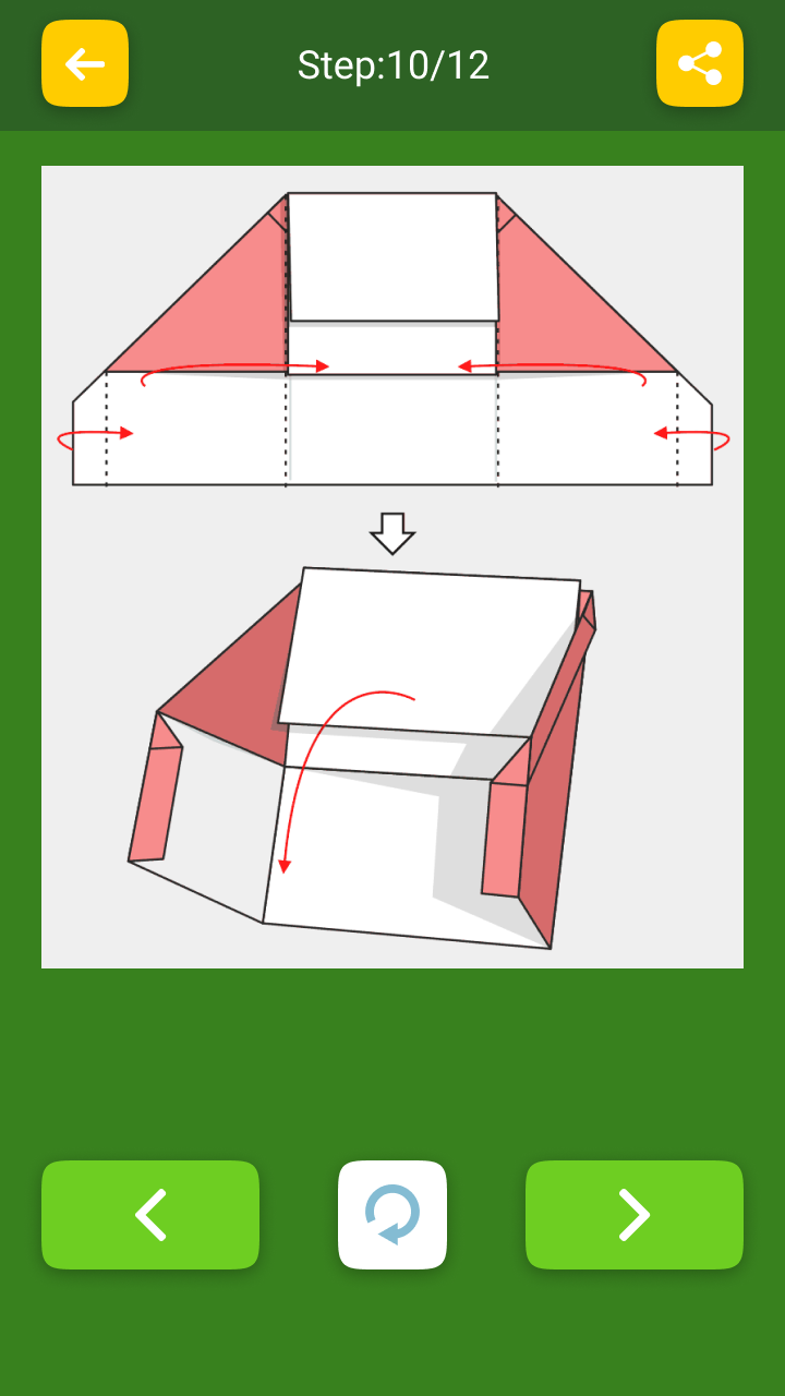 اسکرین شات 7 برنامه Origami Furniture From Paper
