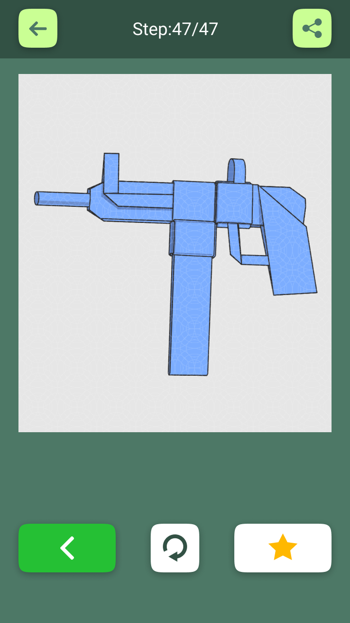 اسکرین شات 8 برنامه Origami Weapons Instructions