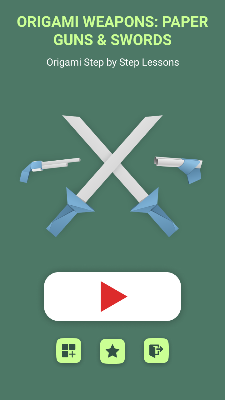 اسکرین شات 2 برنامه Origami Weapons Instructions