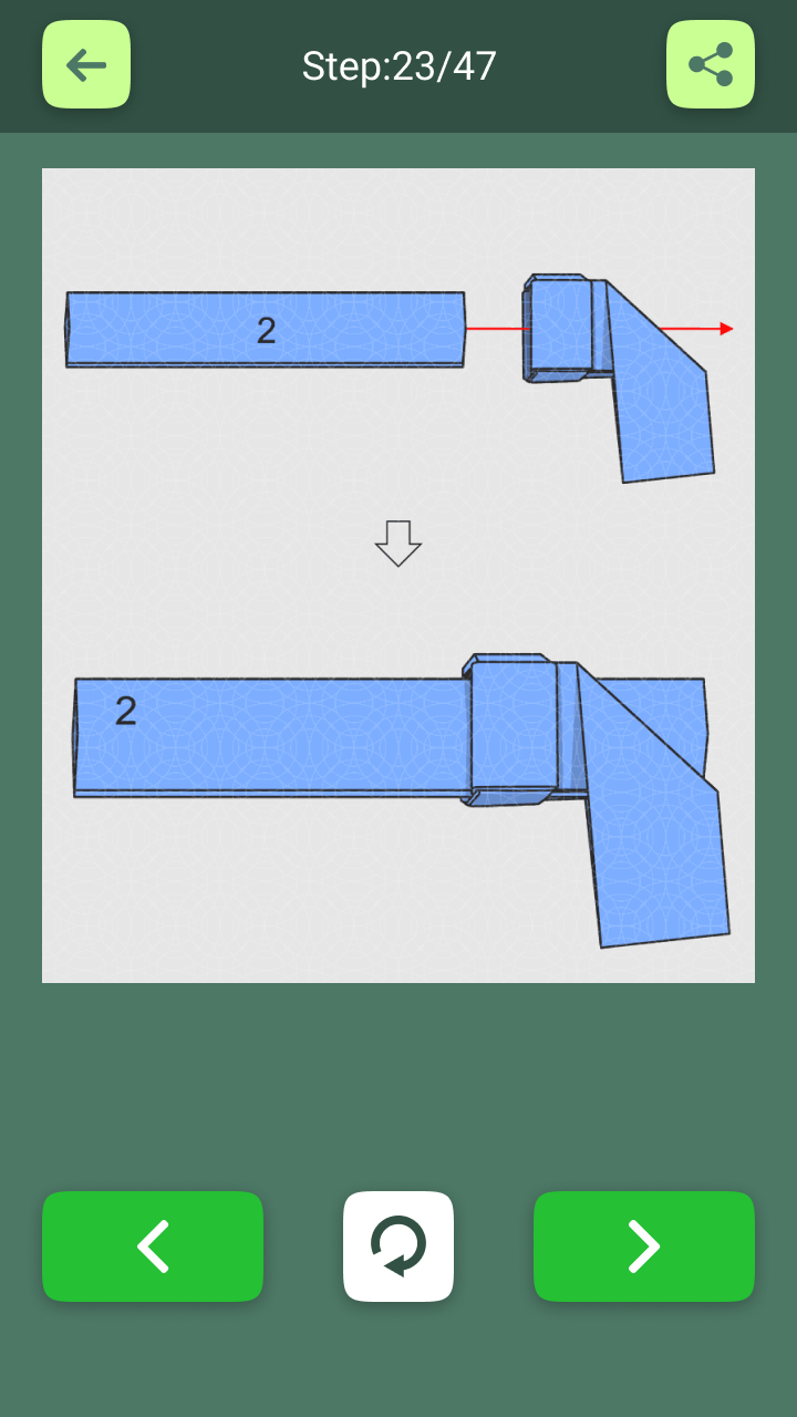 اسکرین شات 7 برنامه Origami Weapons Instructions