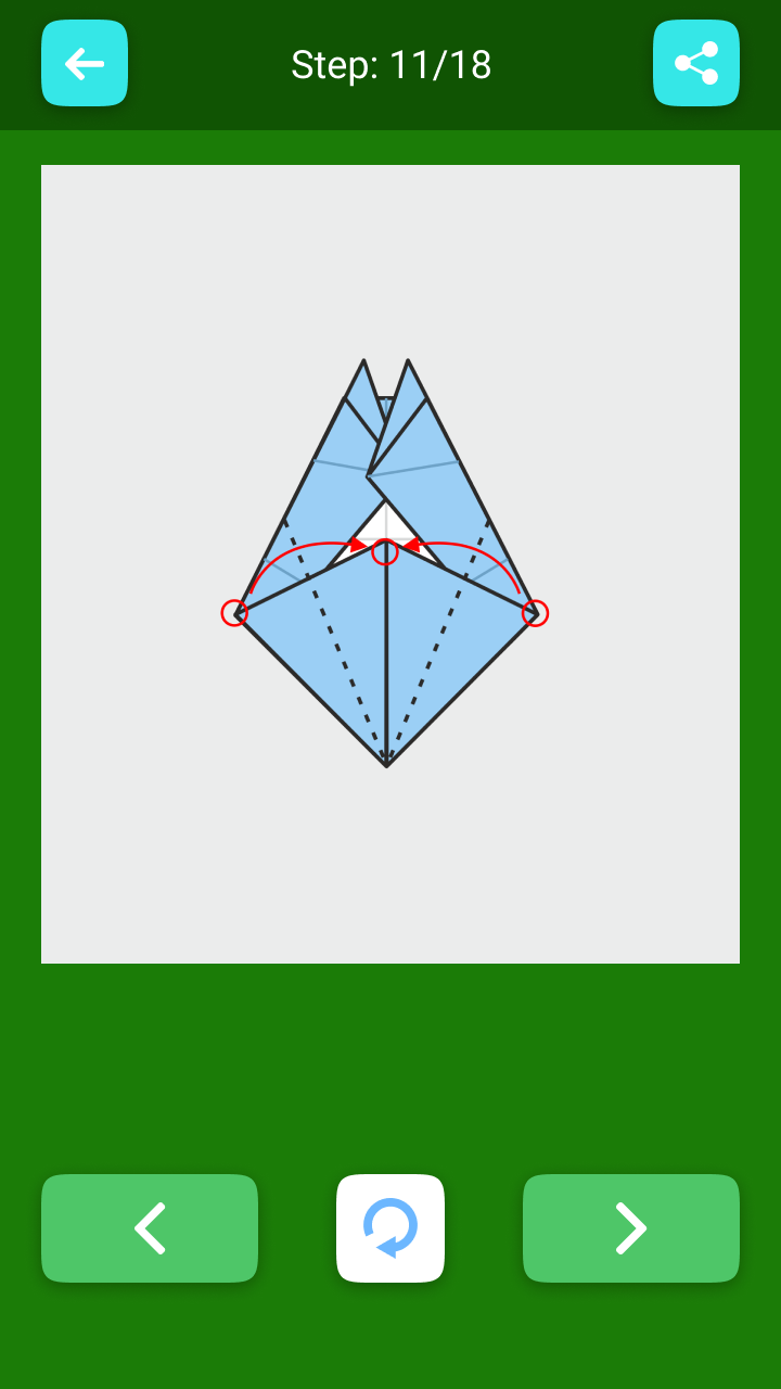اسکرین شات 6 برنامه Origami for kids: easy schemes