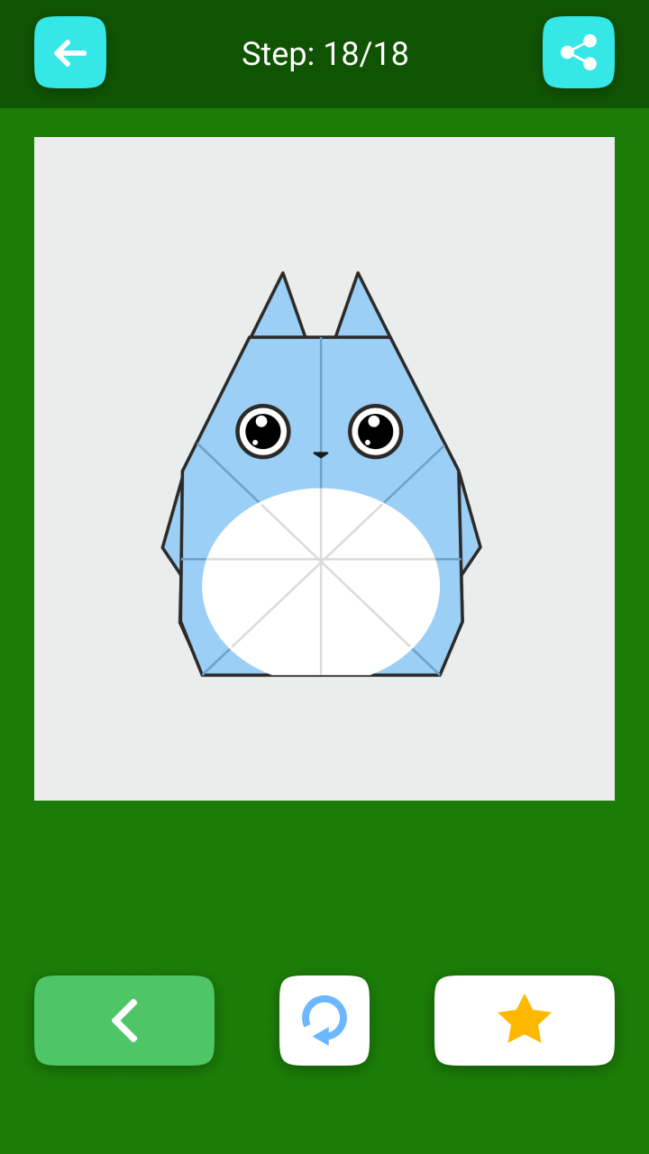 اسکرین شات 7 برنامه Origami for kids: easy schemes