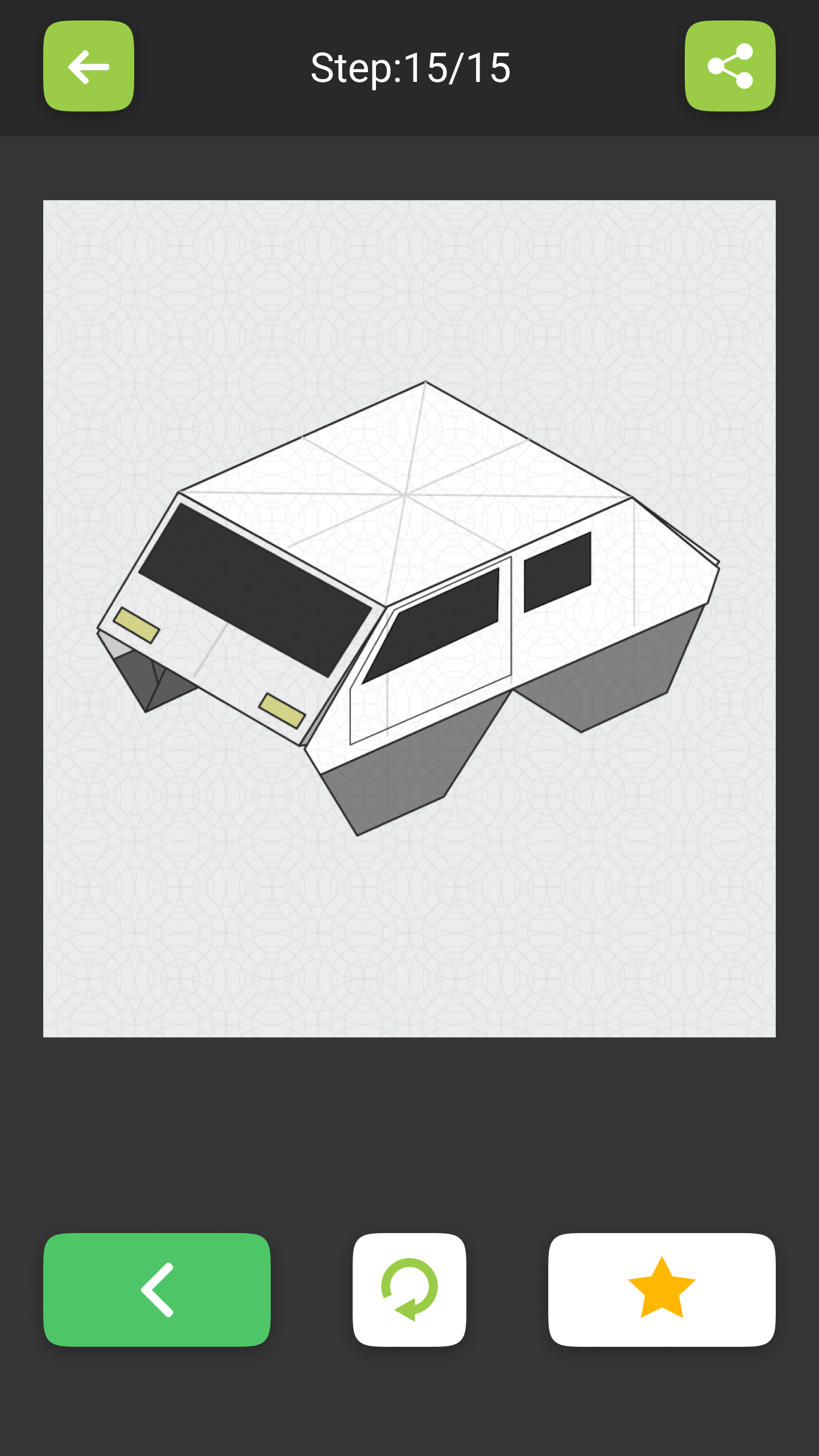 اسکرین شات 8 برنامه Origami Paper Vehicles