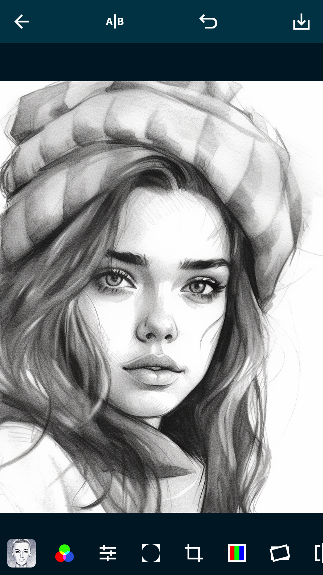 اسکرین شات 3 برنامه Sketch Pro — Pencil Sketch