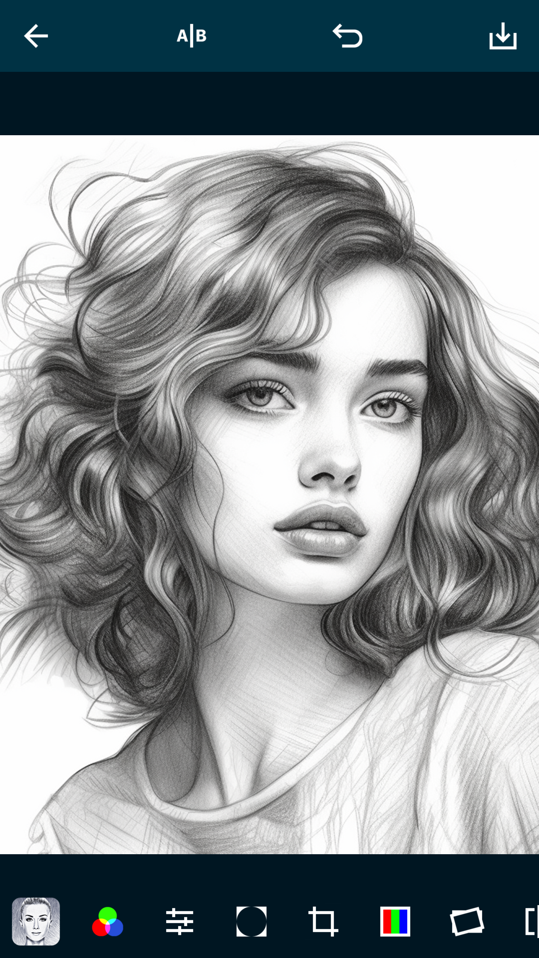اسکرین شات 1 برنامه Sketch Pro — Pencil Sketch
