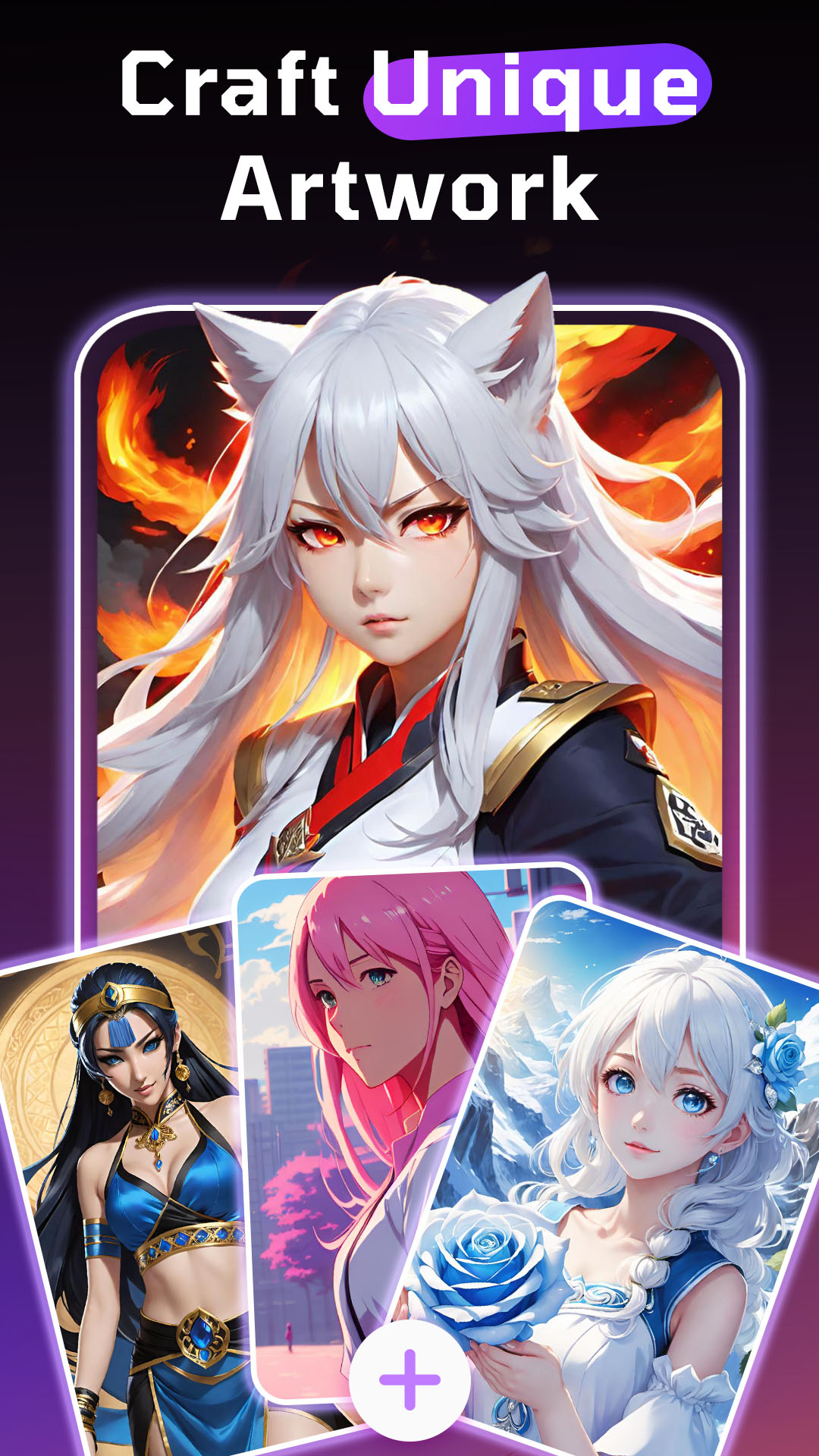 اسکرین شات 5 برنامه WOMBO Dream - AI Art Generator