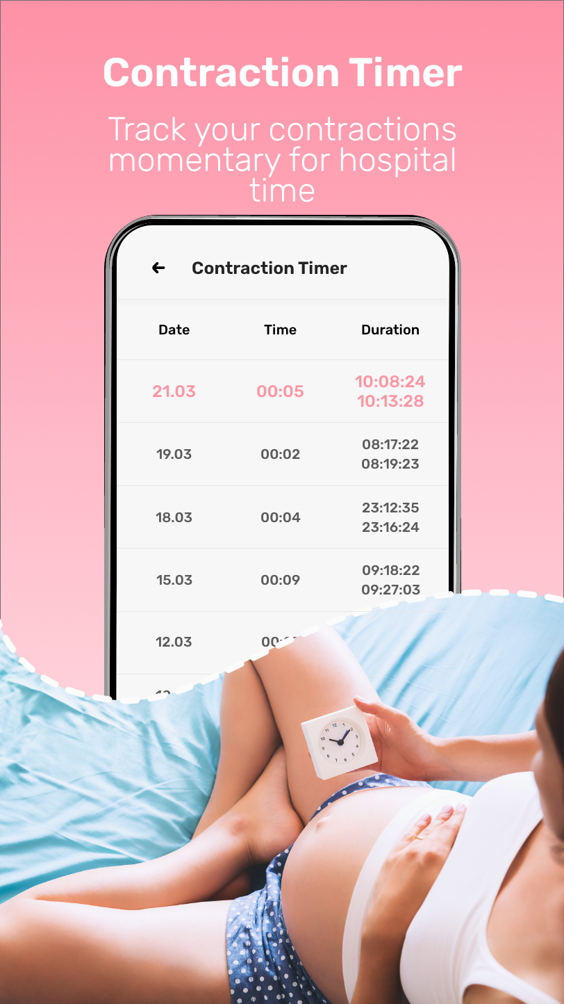 اسکرین شات 6 برنامه Pregnancy Tracker, Maternity