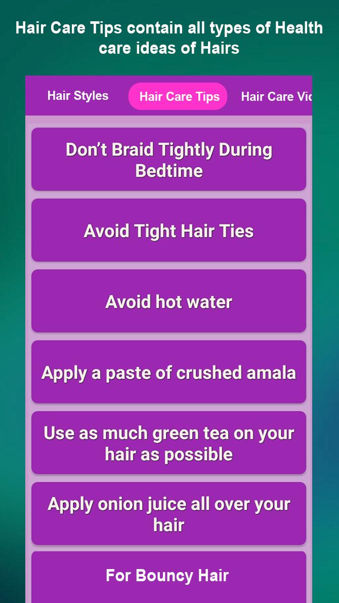 اسکرین شات 7 برنامه Girls Hairstyle Step By Step