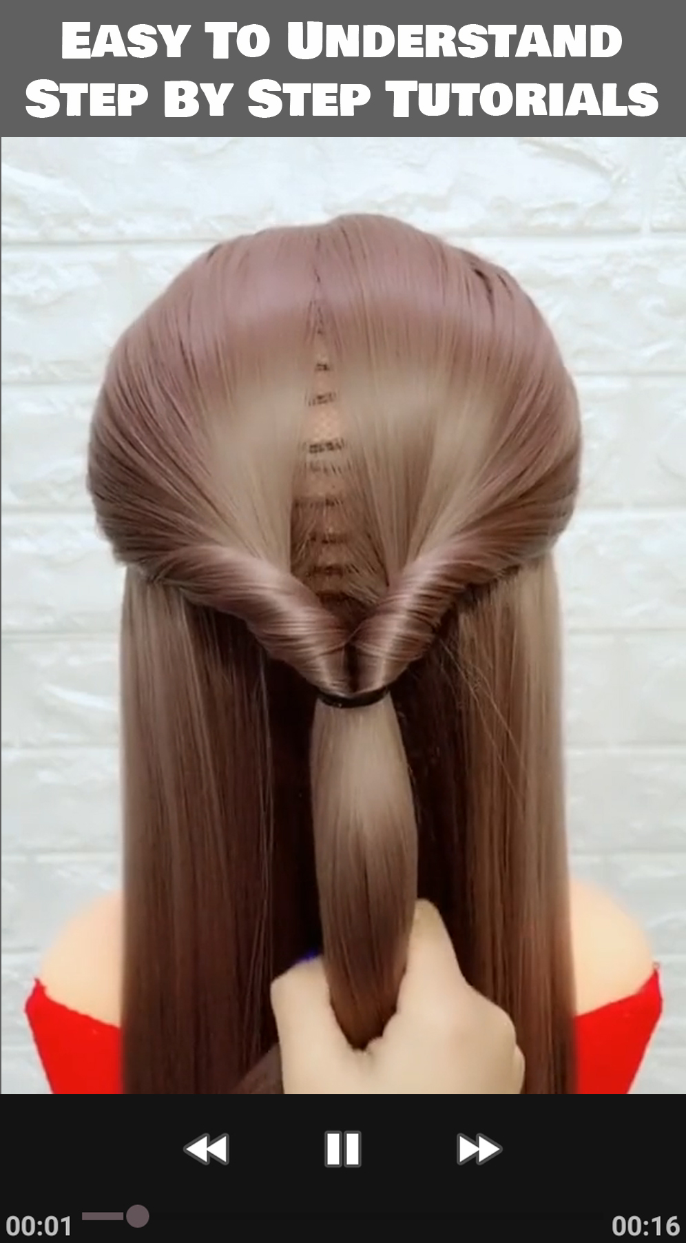 اسکرین شات 2 برنامه Girls Hairstyle Step By Step