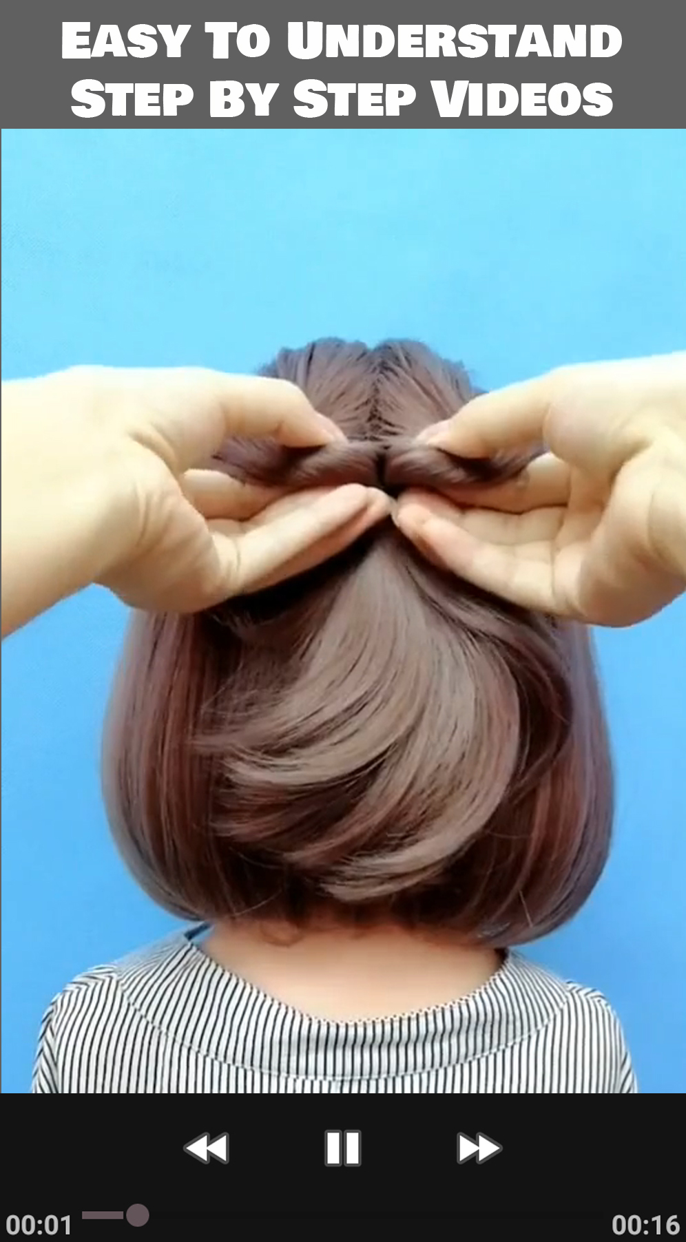 اسکرین شات 6 برنامه Girls Hairstyle Step By Step