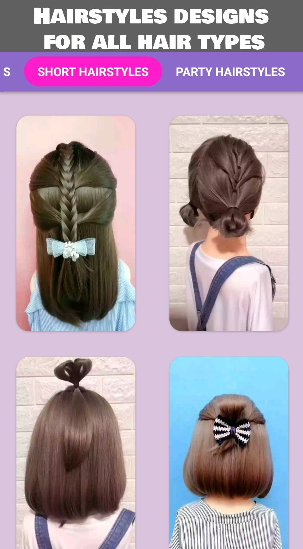 اسکرین شات 3 برنامه Girls Hairstyle Step By Step