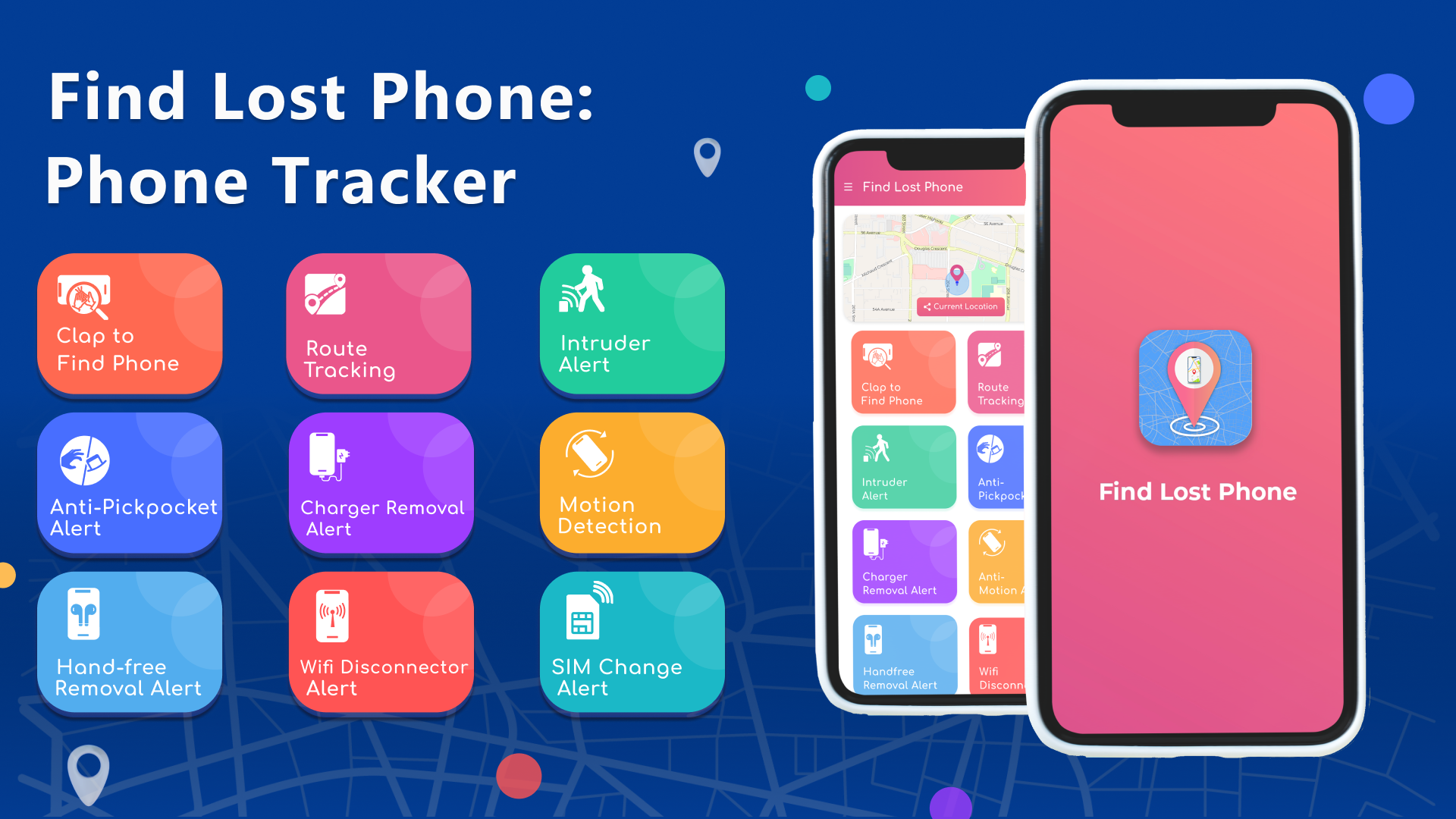 اسکرین شات 1 برنامه Find lost phone: Phone Tracker