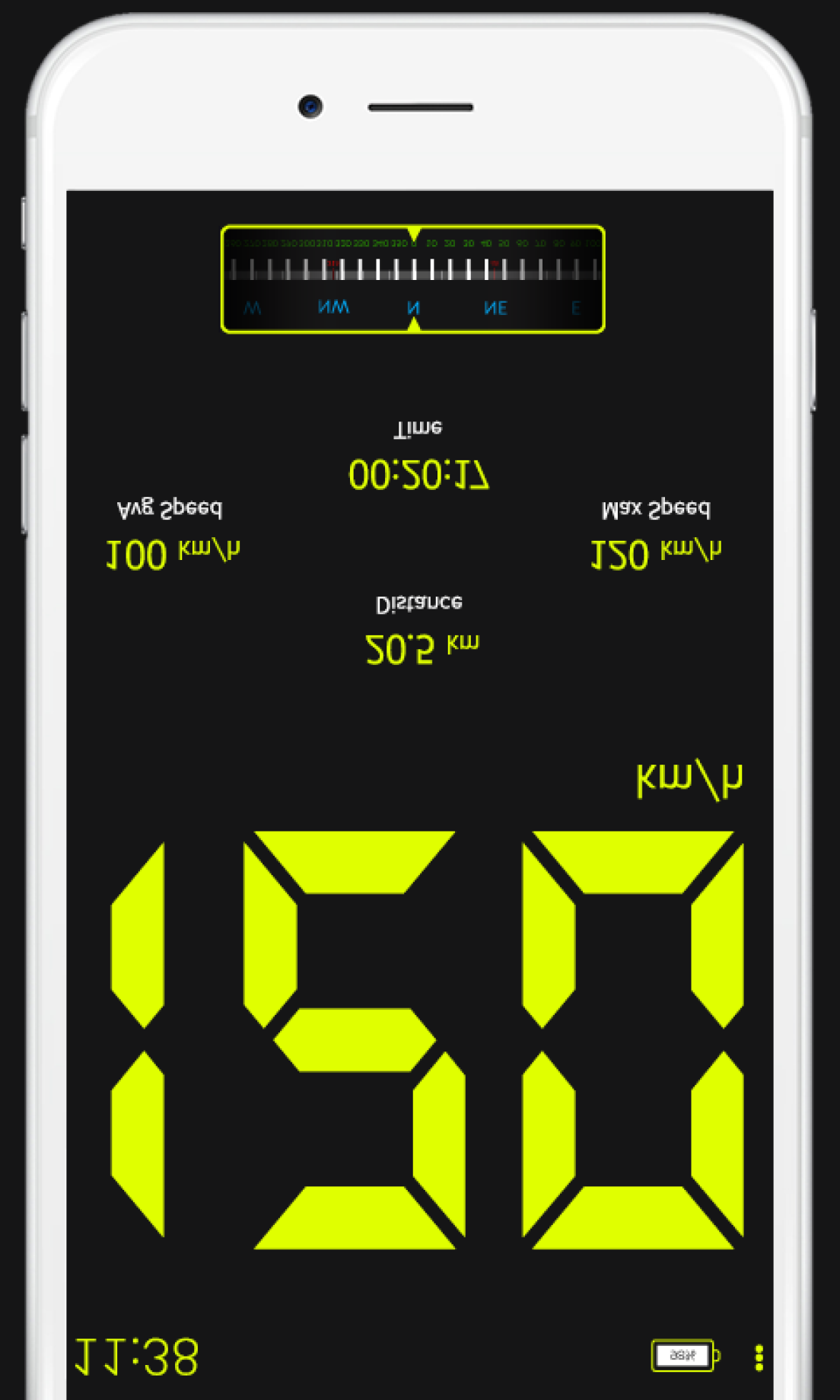 اسکرین شات 7 برنامه GPS Speedometer HUD - Odometer