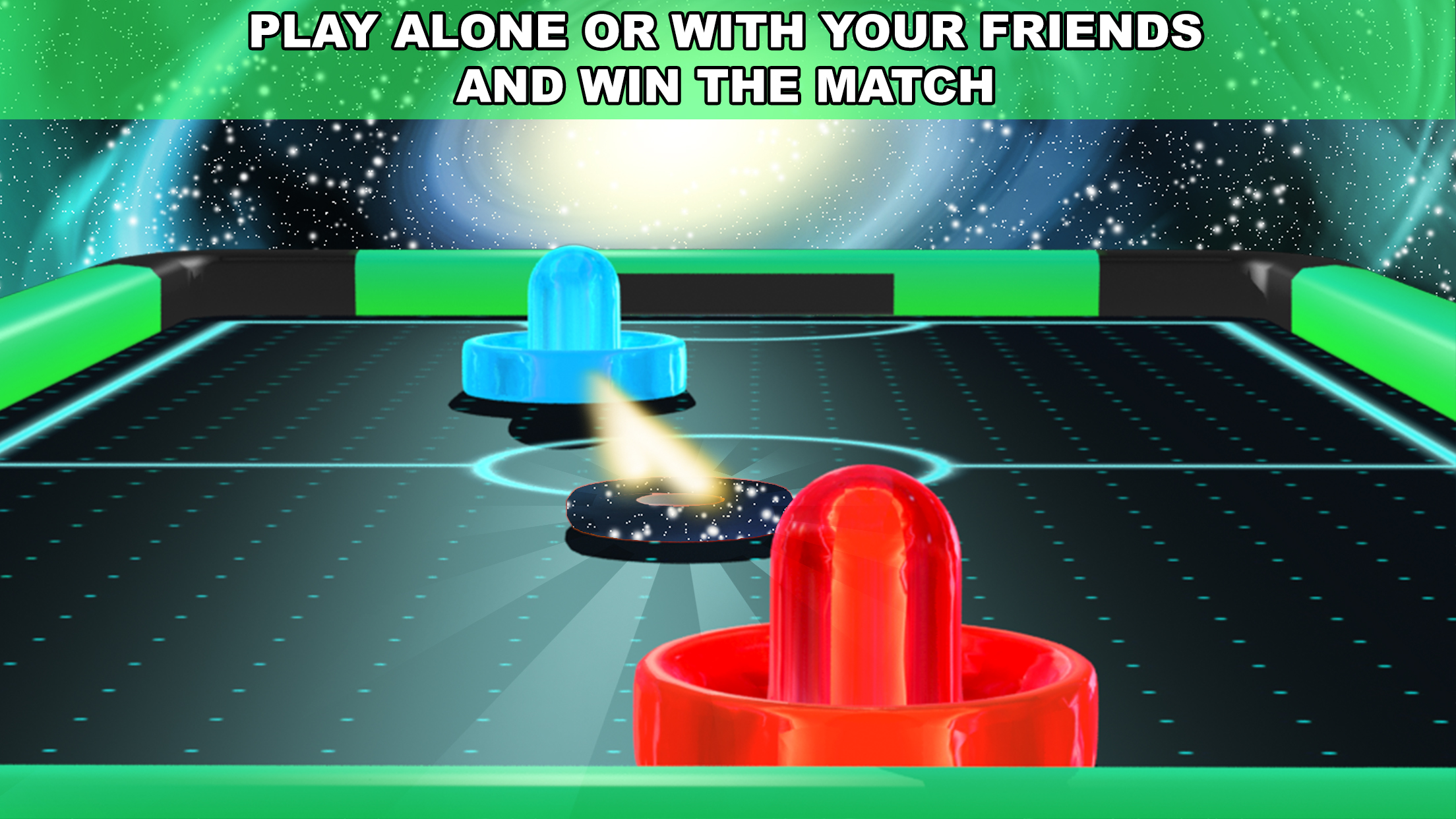 اسکرین شات 1 بازی Air Hockey - Ice to Glow Age