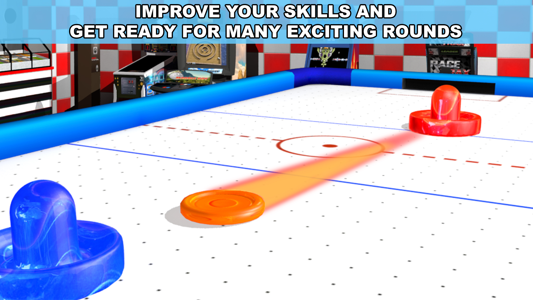 اسکرین شات 2 بازی Air Hockey - Ice to Glow Age