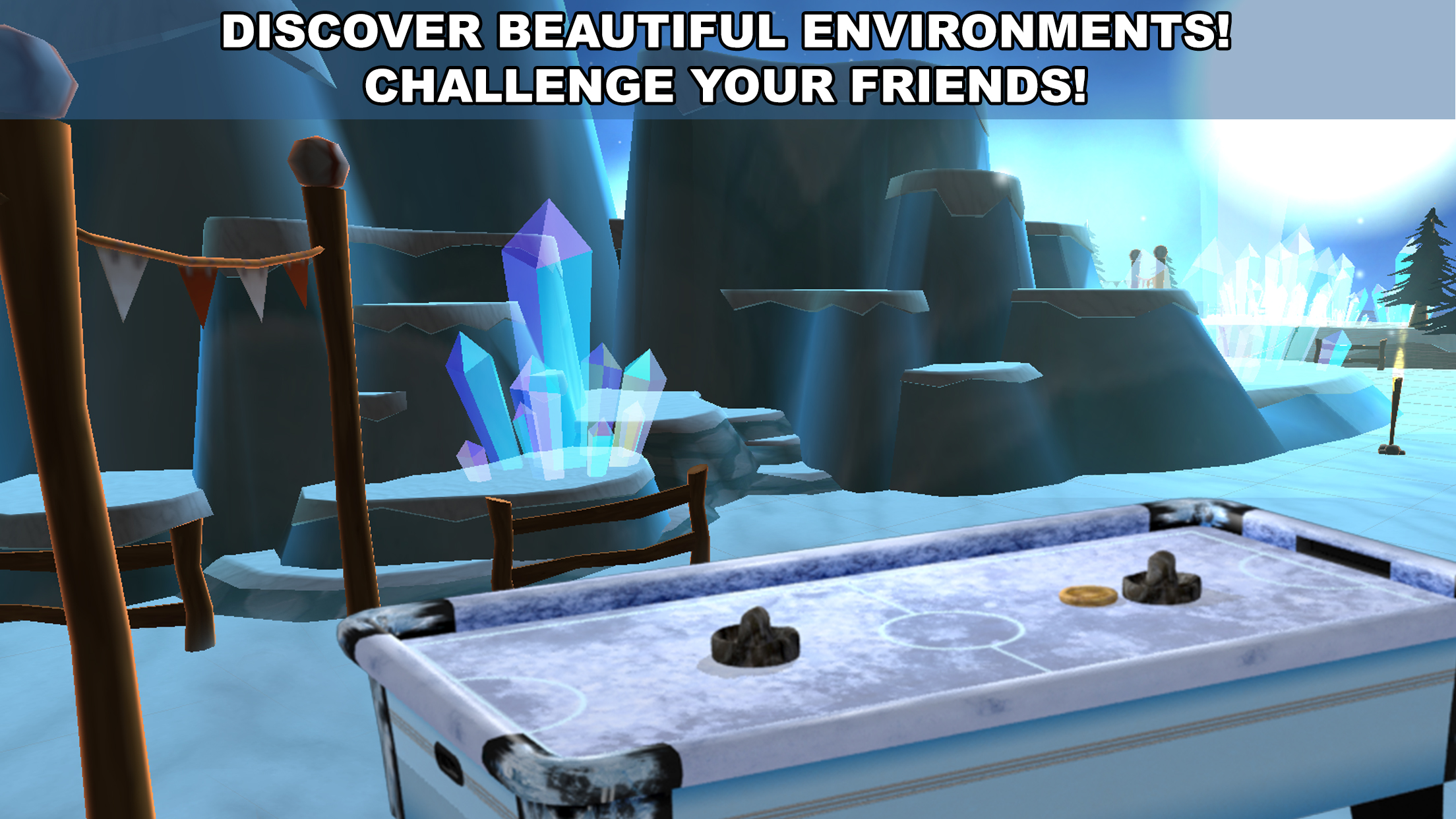 اسکرین شات 4 بازی Air Hockey - Ice to Glow Age
