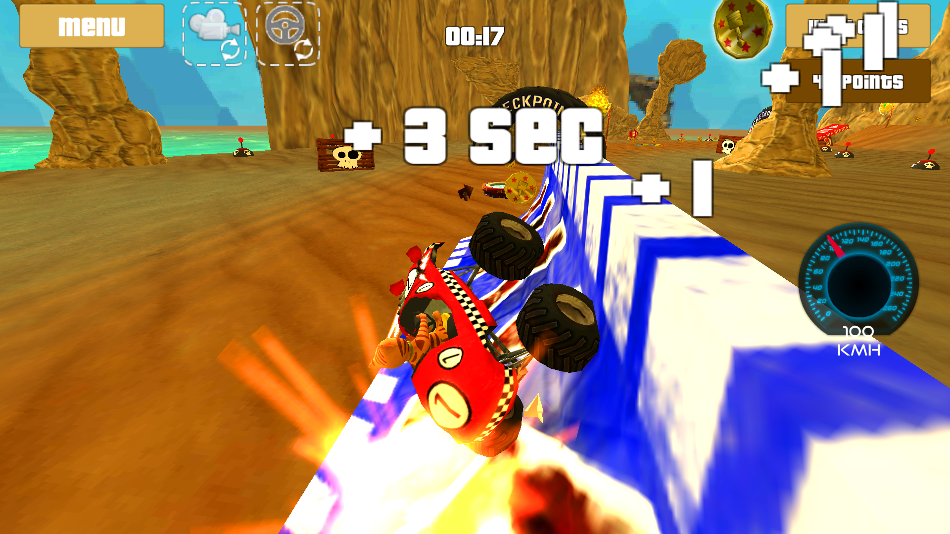 اسکرین شات 2 بازی Cat Race Car Extreme Driving