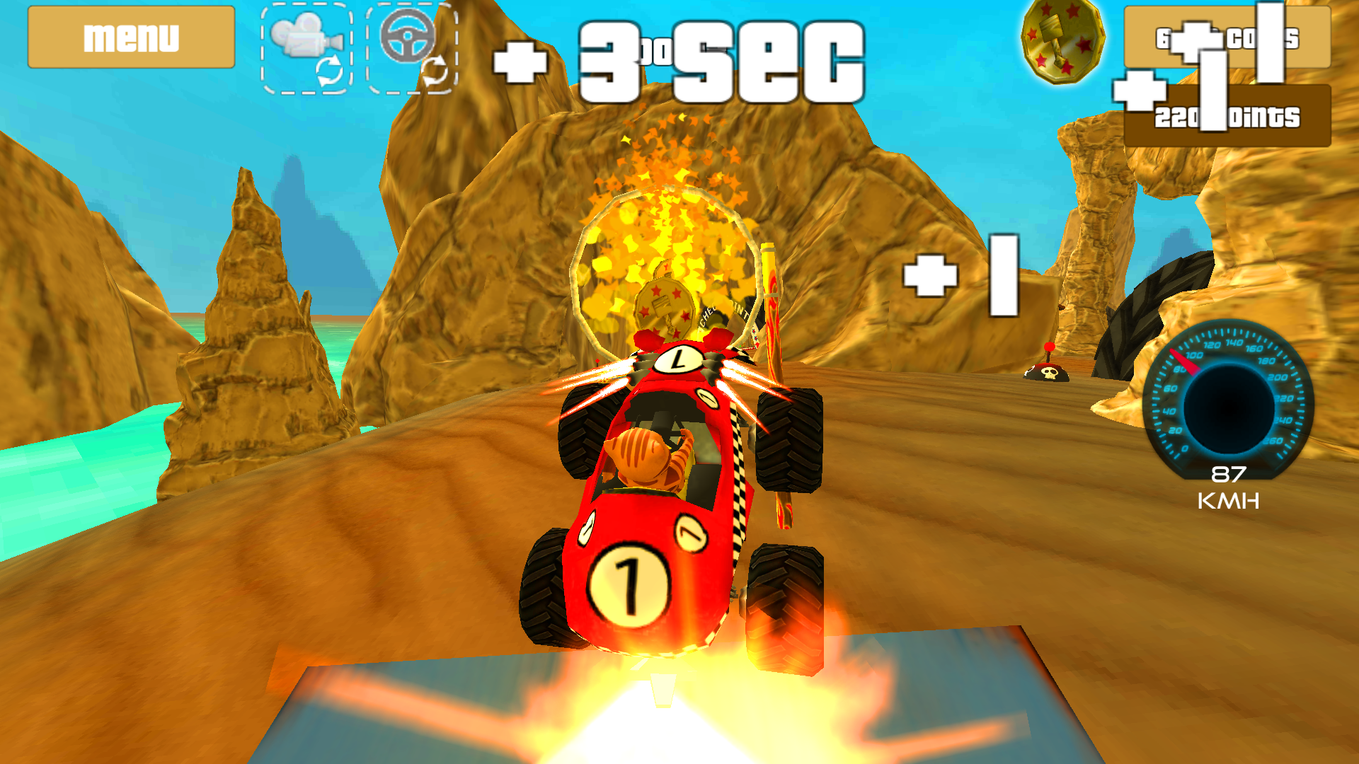 اسکرین شات 8 بازی Cat Race Car Extreme Driving