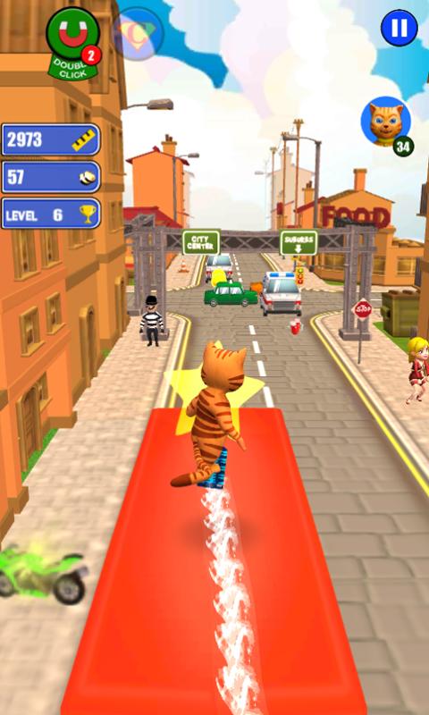 اسکرین شات 1 بازی Cat Run Leo 2