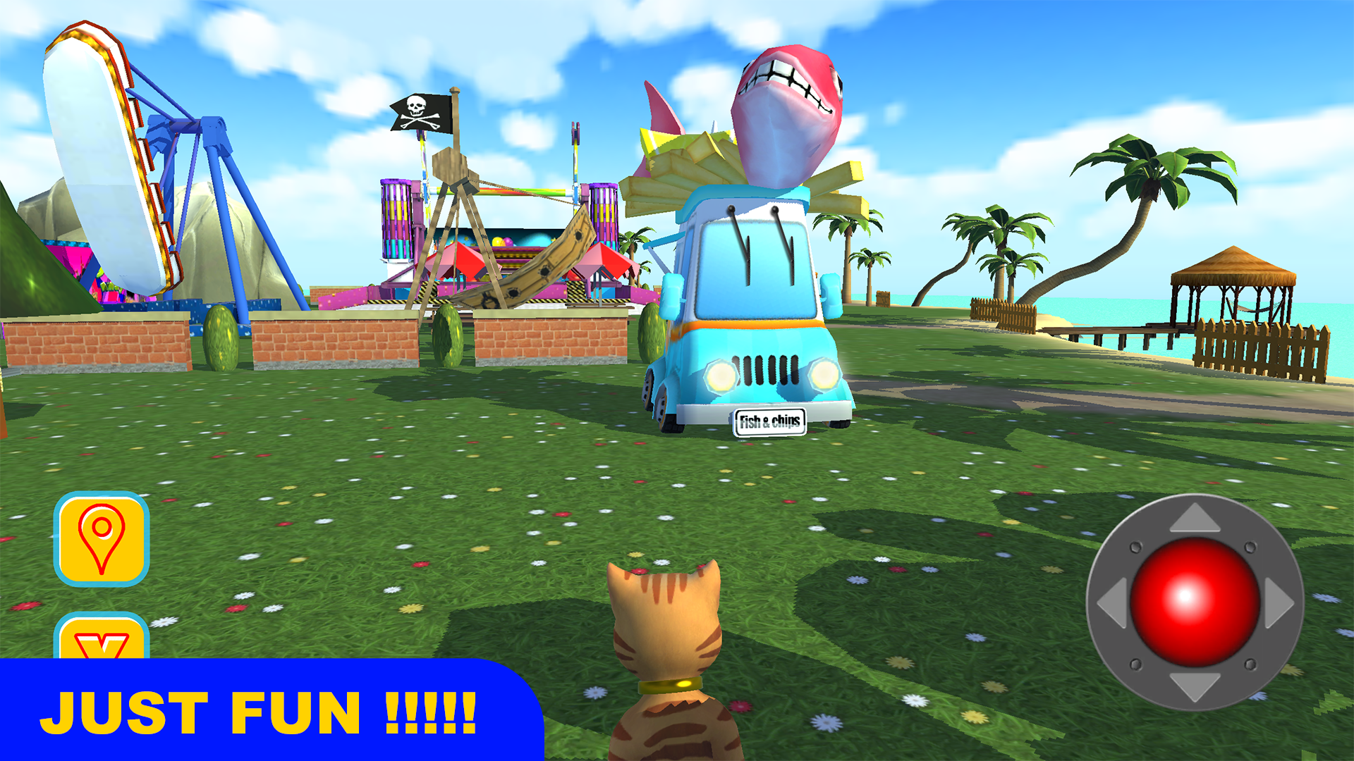 اسکرین شات 6 برنامه Cat Theme & Amusement Park Fun