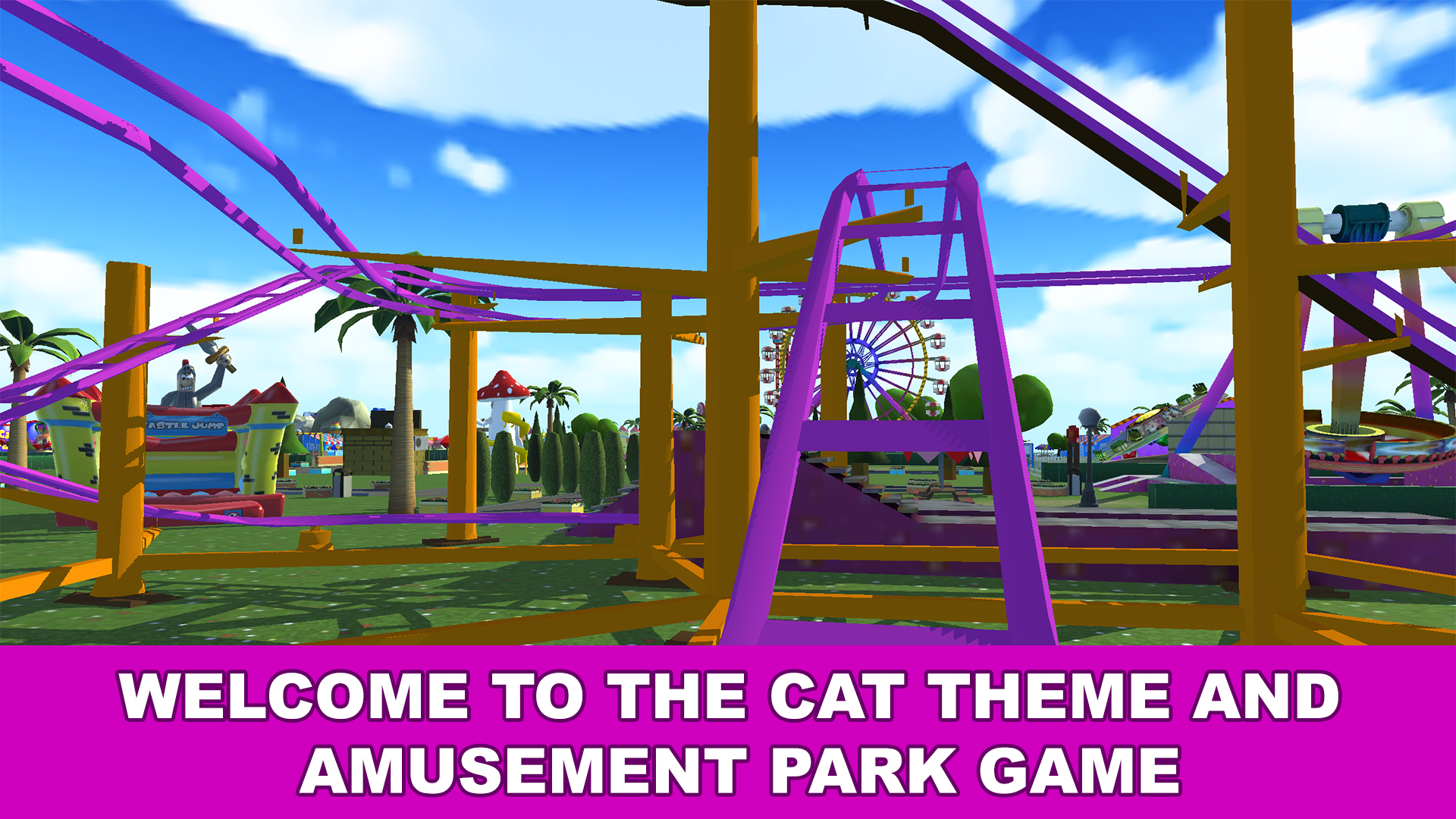 اسکرین شات 2 برنامه Cat Theme & Amusement Park Fun