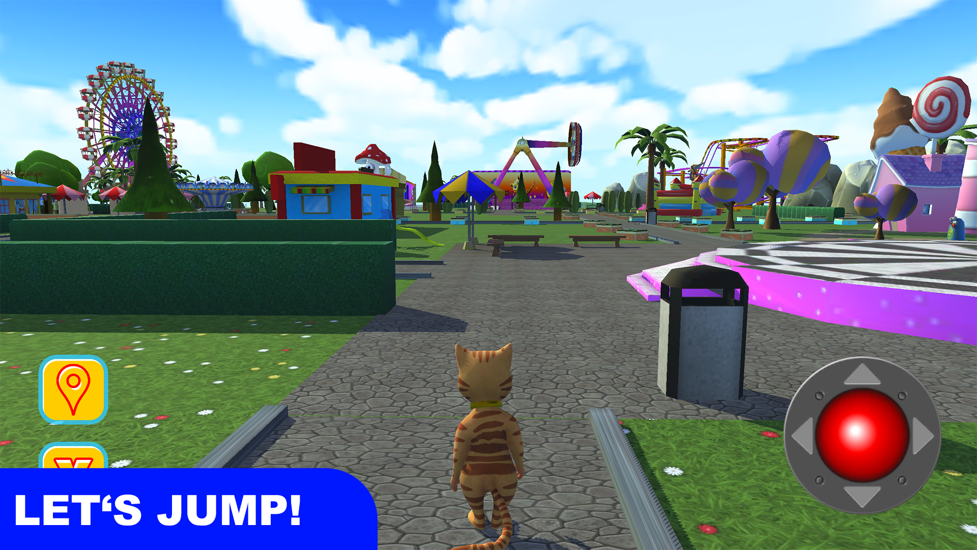 اسکرین شات 8 برنامه Cat Theme & Amusement Park Fun