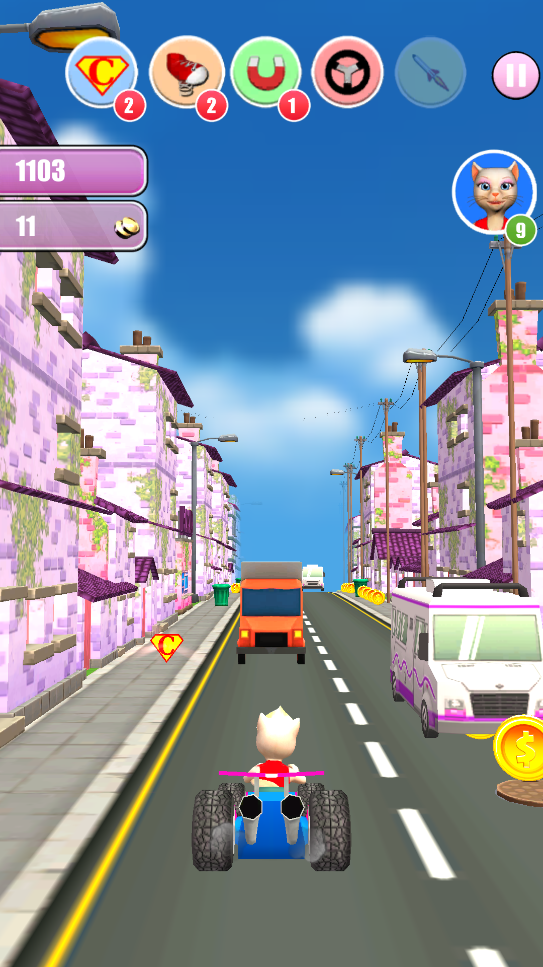 اسکرین شات 1 بازی Princess Cat Lea Run