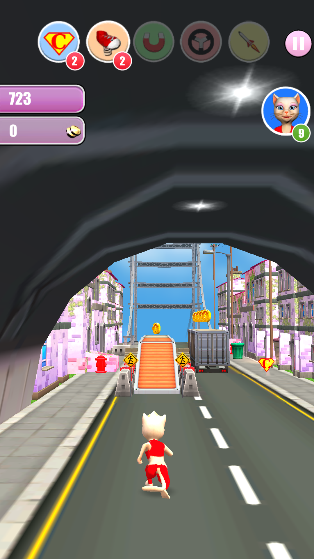 اسکرین شات 6 بازی Princess Cat Lea Run