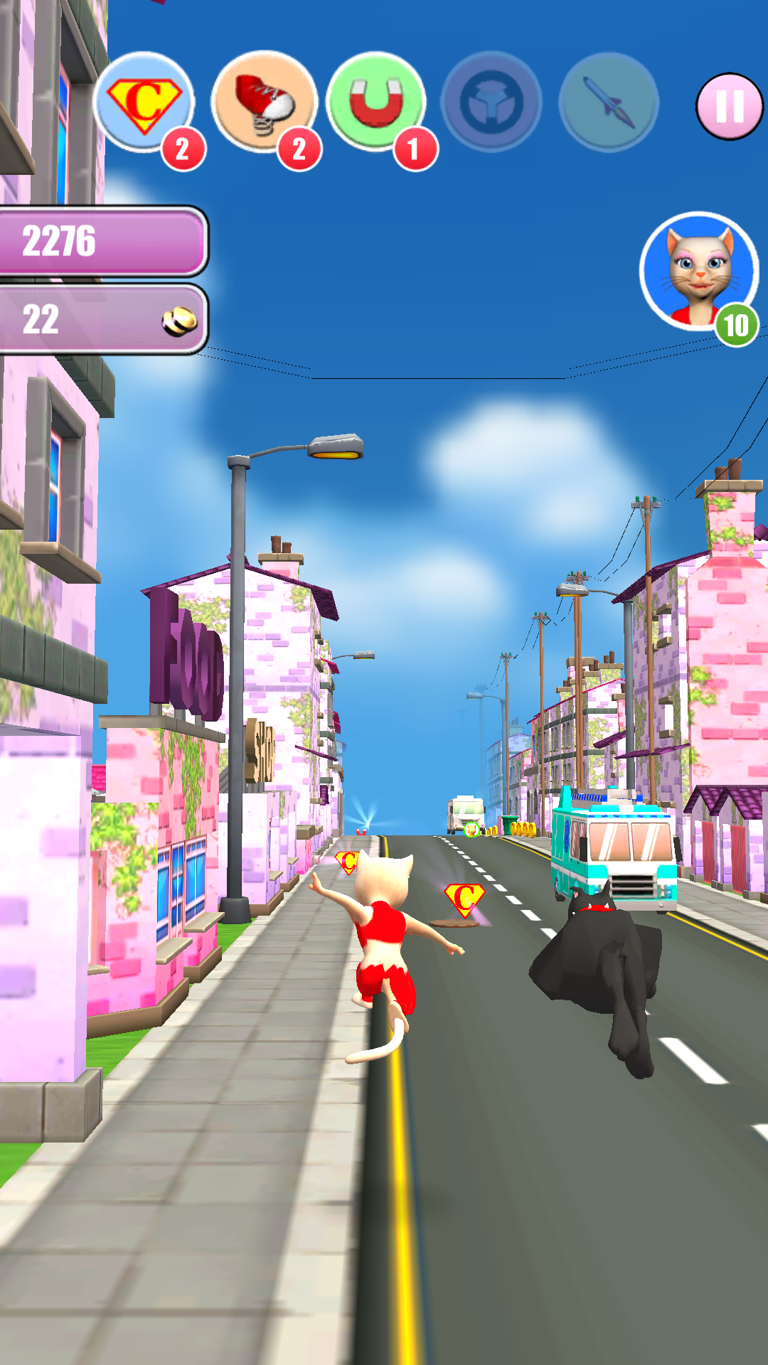 اسکرین شات 2 بازی Princess Cat Lea Run