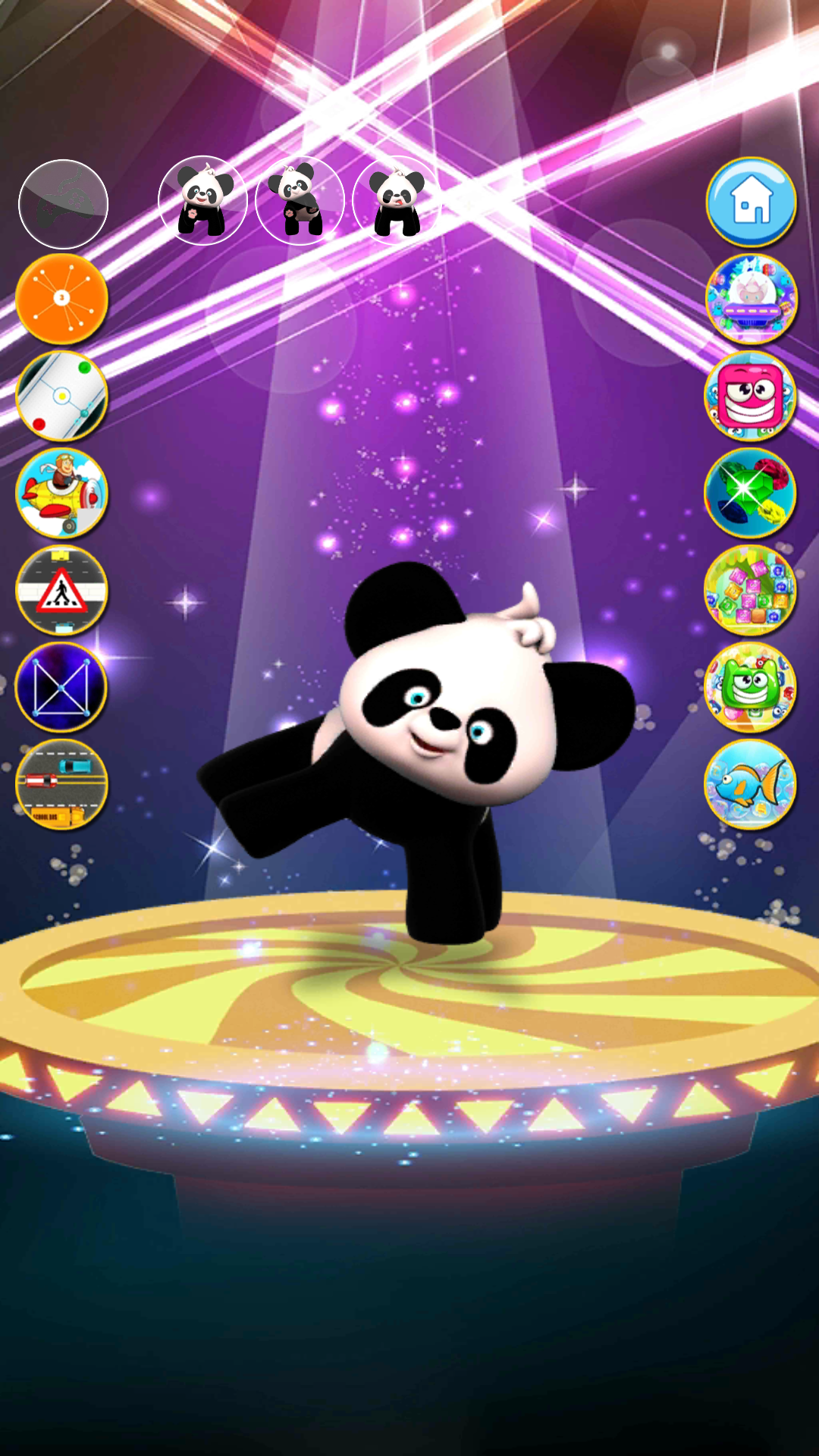 اسکرین شات 2 برنامه Sweet Talking Panda Baby