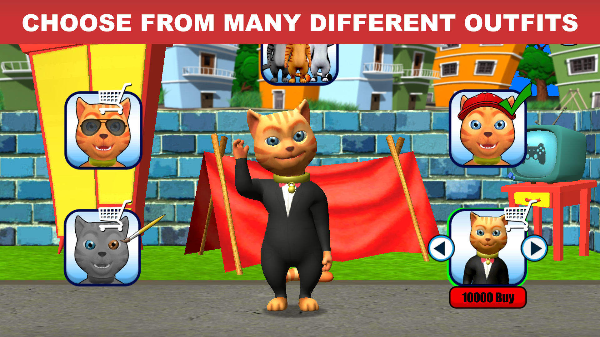 اسکرین شات 3 بازی Talking Cat Leo: Virtual Pet