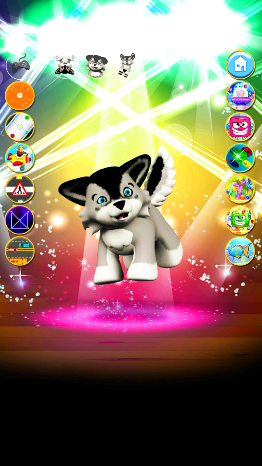 اسکرین شات 8 برنامه Talking Dog Husky Puppy