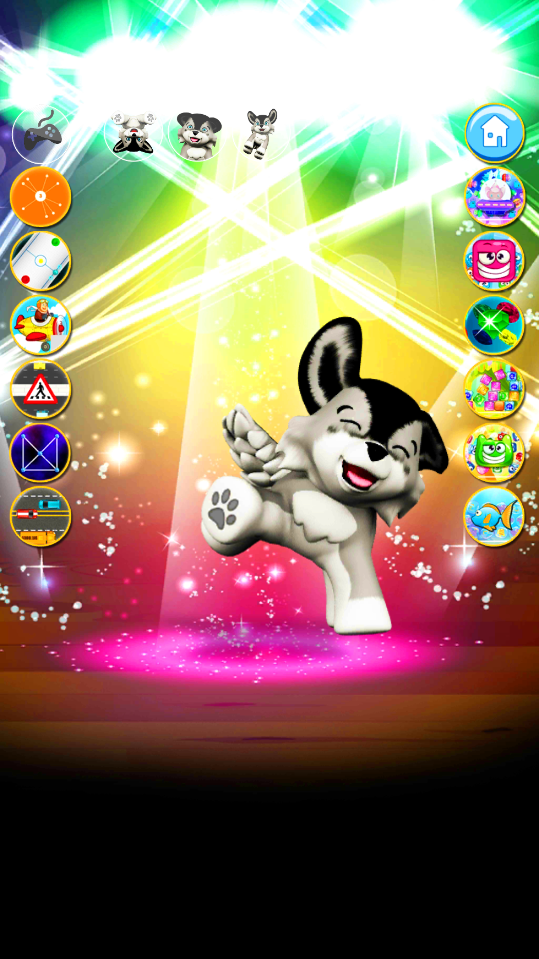اسکرین شات 1 برنامه Talking Dog Husky Puppy