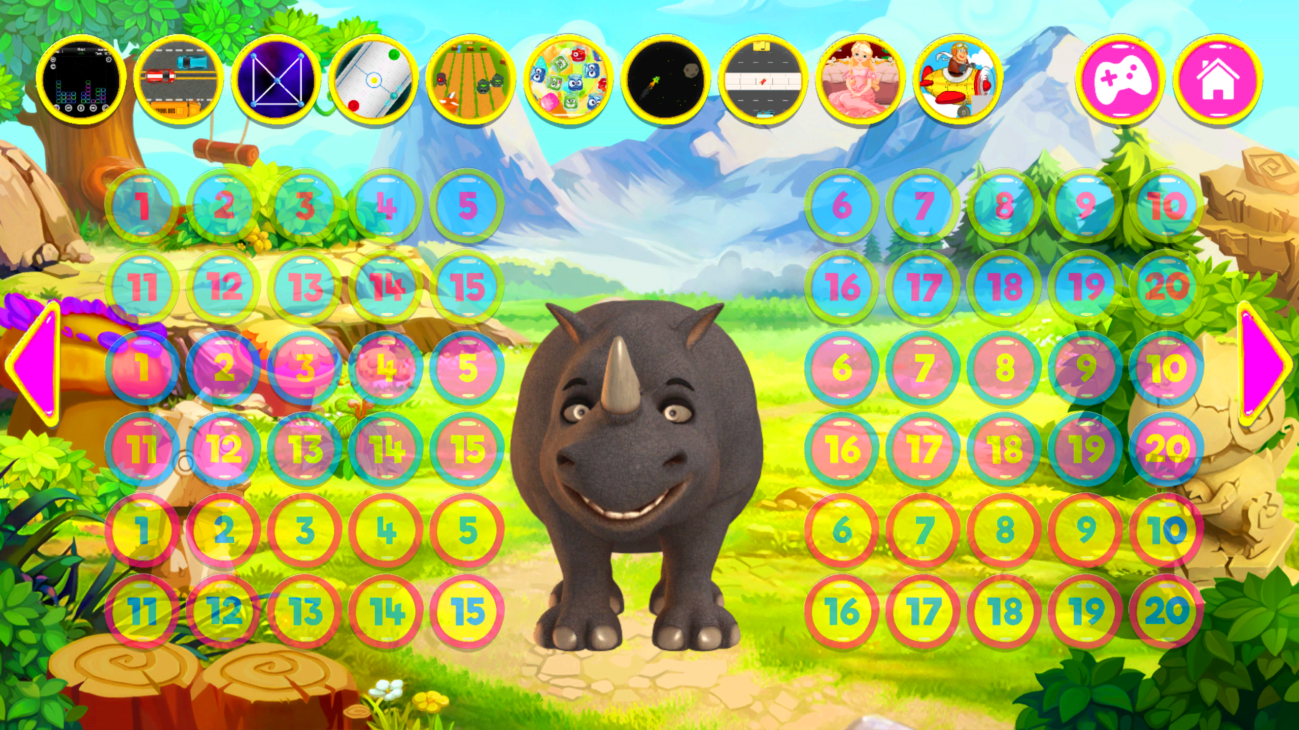 اسکرین شات 3 برنامه Talking Rhino Hero And Junior
