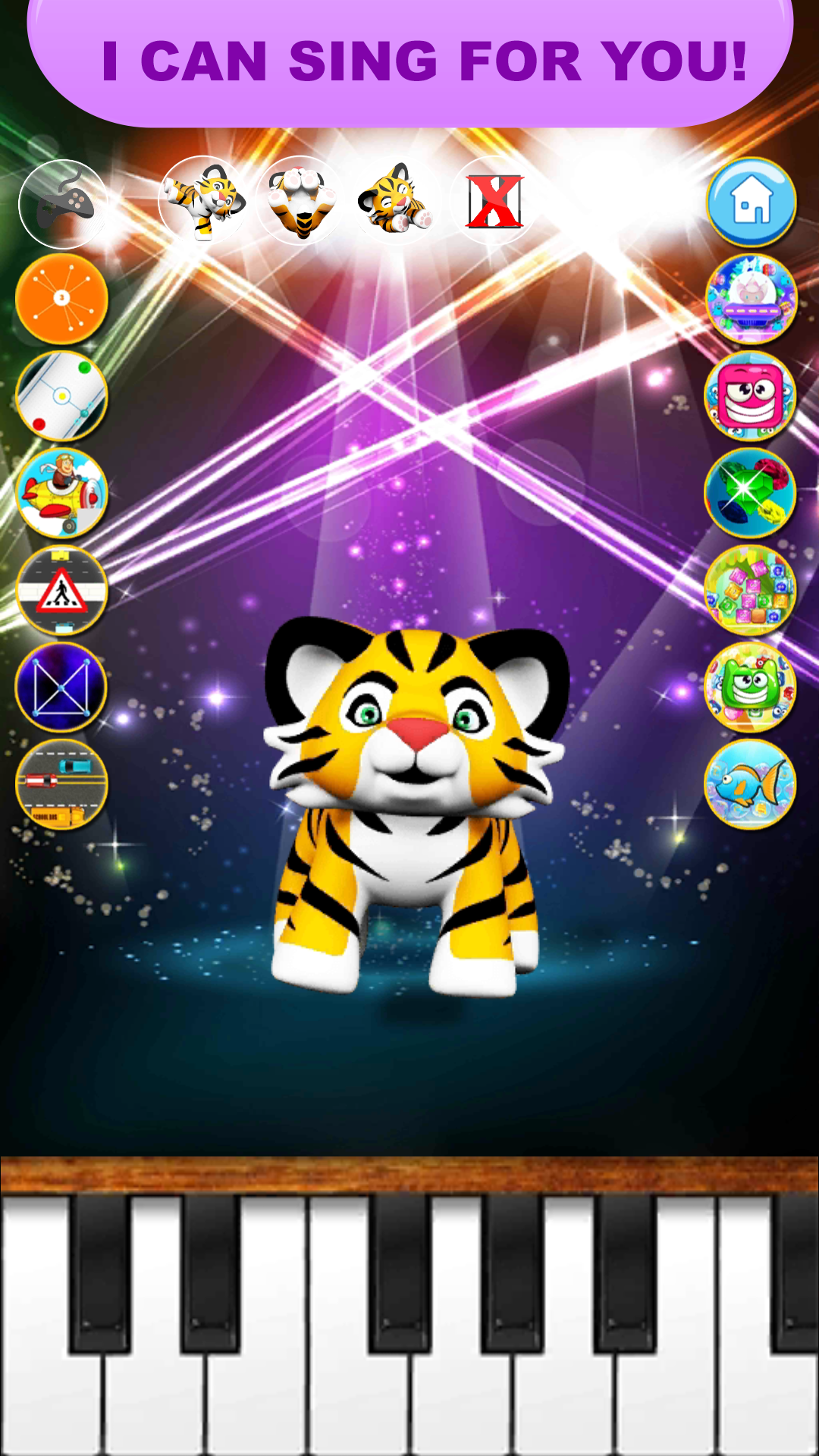 اسکرین شات 4 برنامه Talking Tiger Big Cat