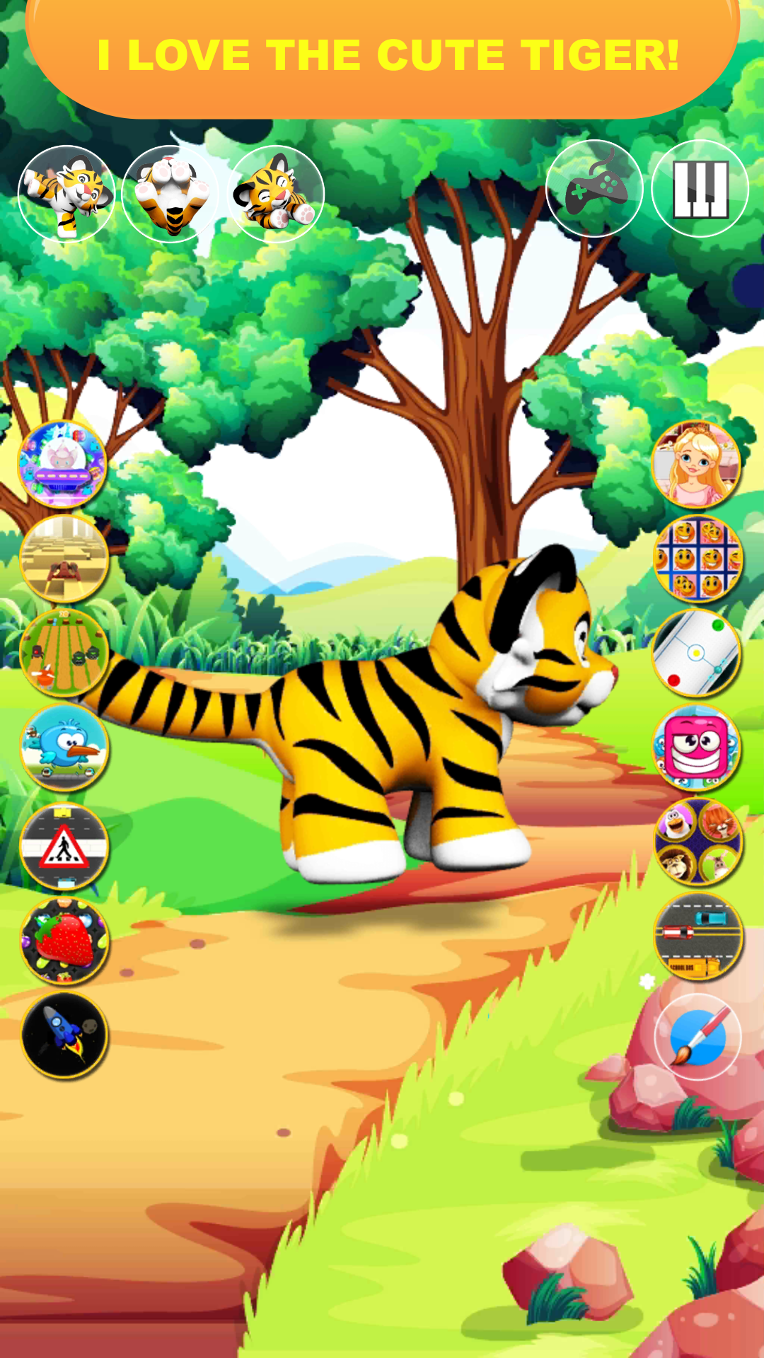 اسکرین شات 8 برنامه Talking Tiger Big Cat