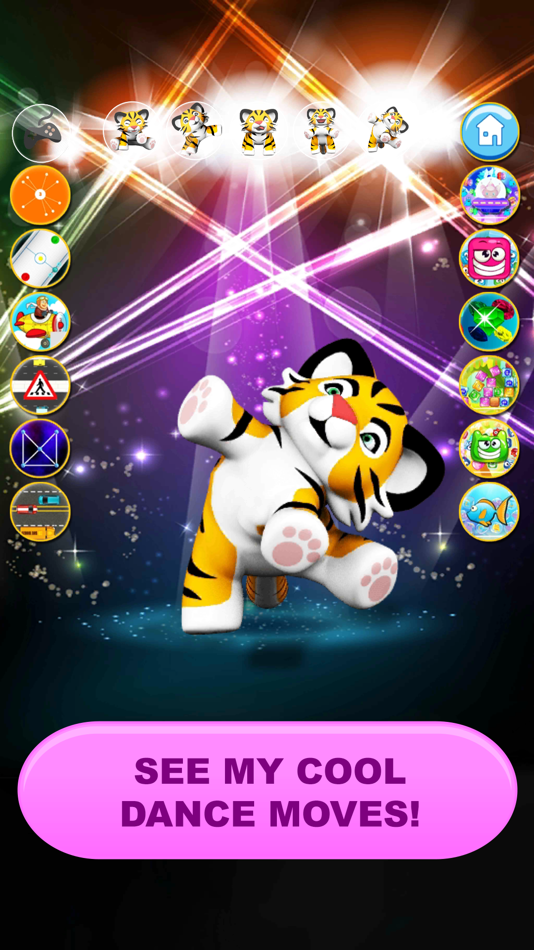 اسکرین شات 7 برنامه Talking Tiger Big Cat