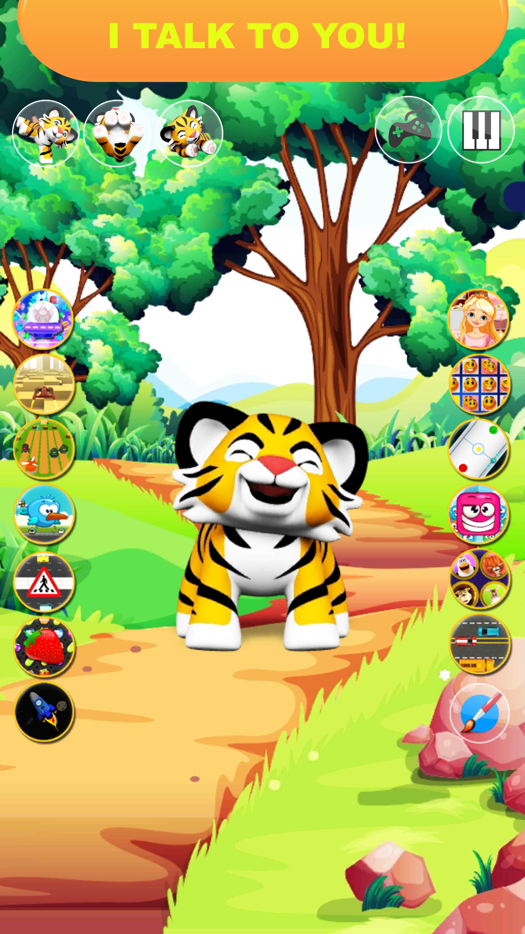 اسکرین شات 1 برنامه Talking Tiger Big Cat