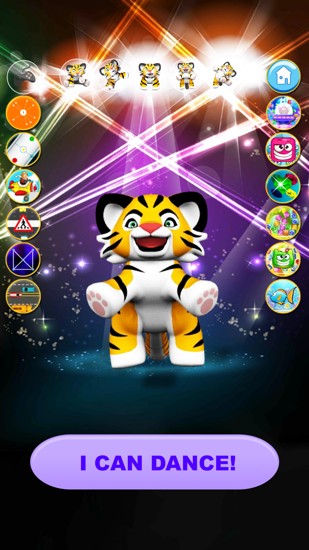 اسکرین شات 2 برنامه Talking Tiger Big Cat