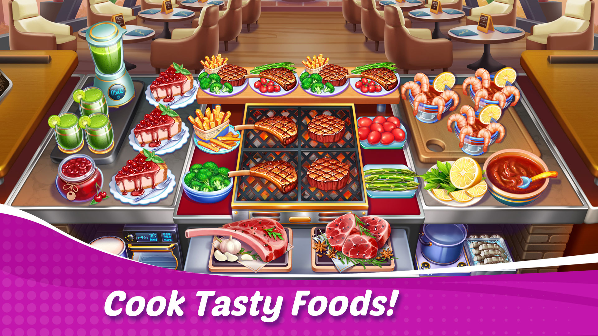 اسکرین شات 1 بازی Cooking Wonder: Cooking Games