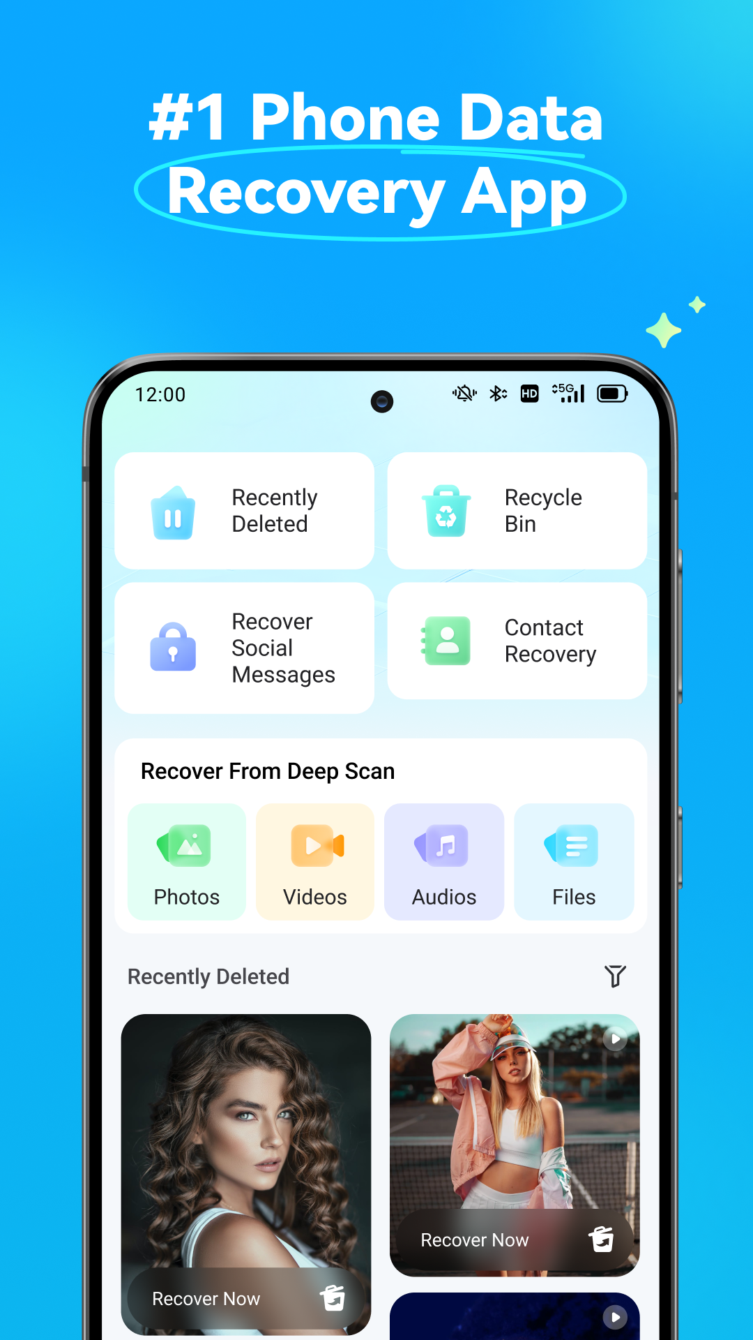 اسکرین شات 1 برنامه Dr.Fone: Photo & Data Recovery