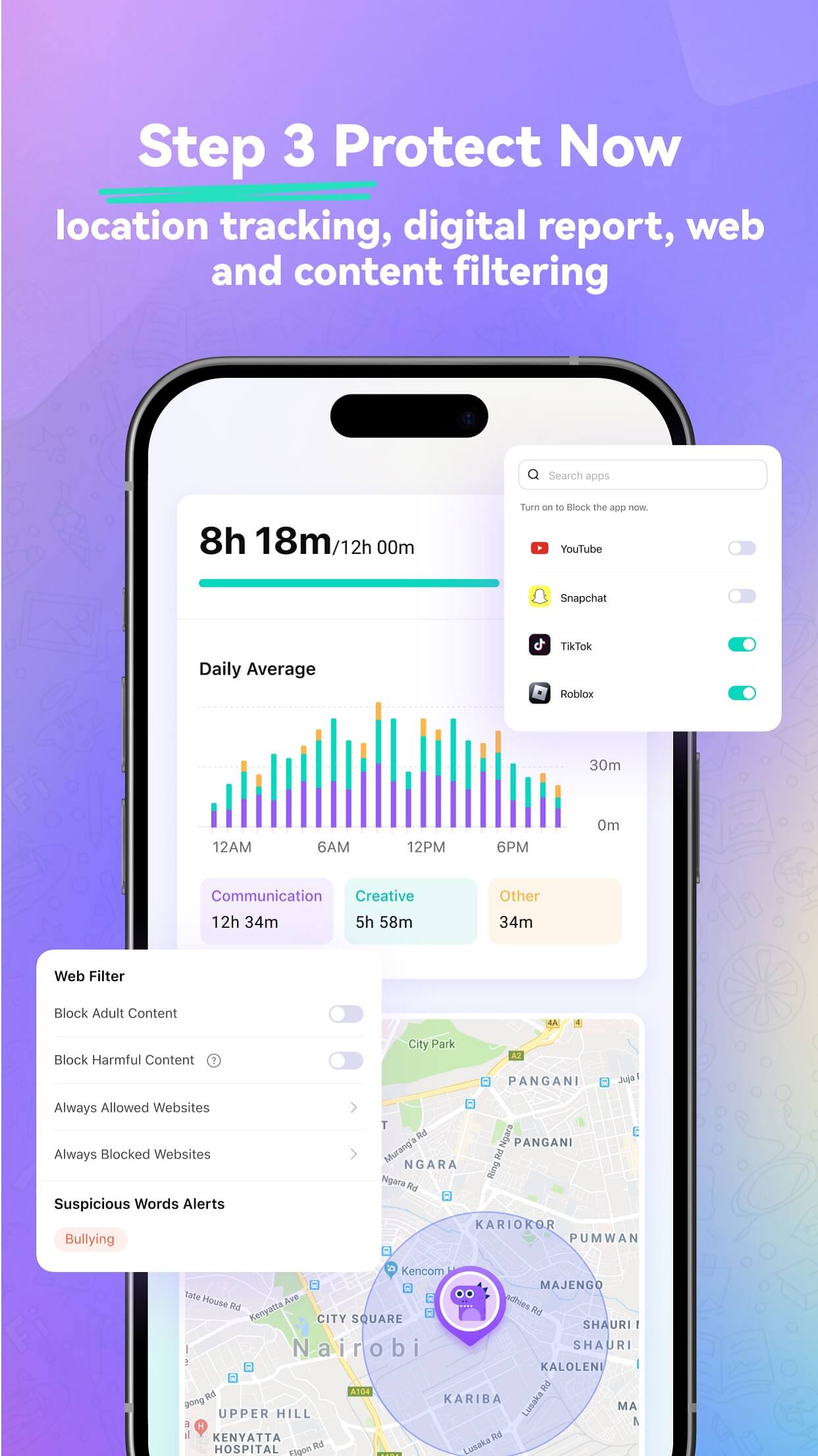 اسکرین شات 5 برنامه Fammy - Blocksite