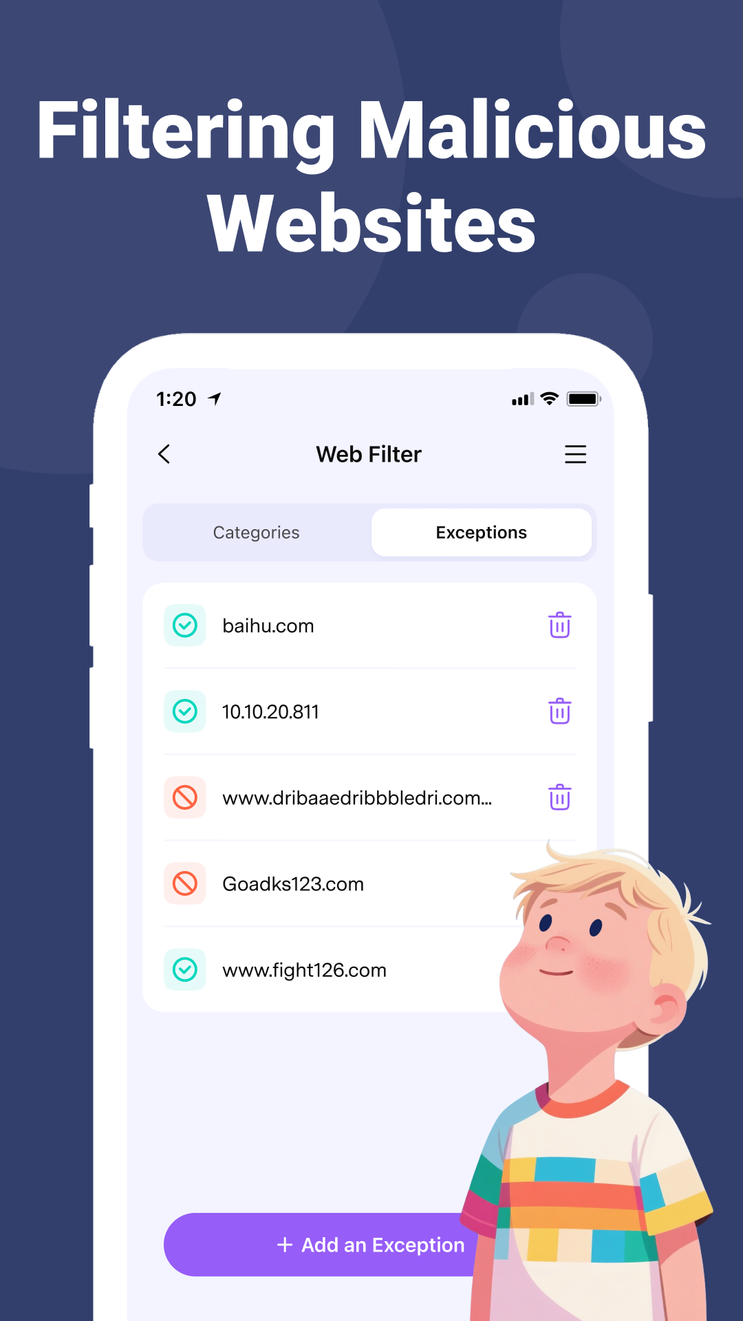 اسکرین شات 5 برنامه Parental Control App- FamiSafe
